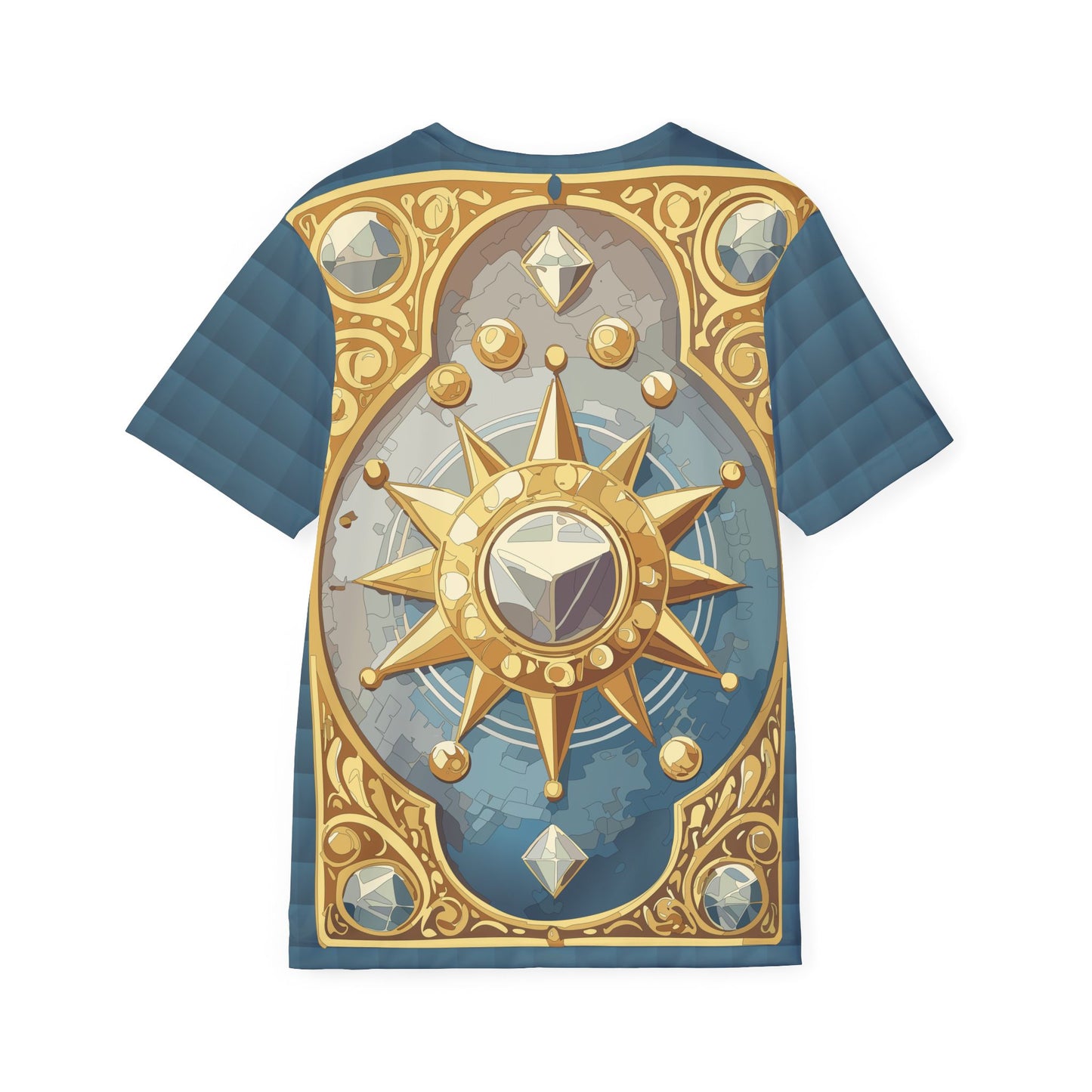 26-Card Deck Graphic T-Shirt, Art Design Poly Shirt, All Over Print Graphic Tee, Playing Cards T-Shirt, Playing Cards Tees