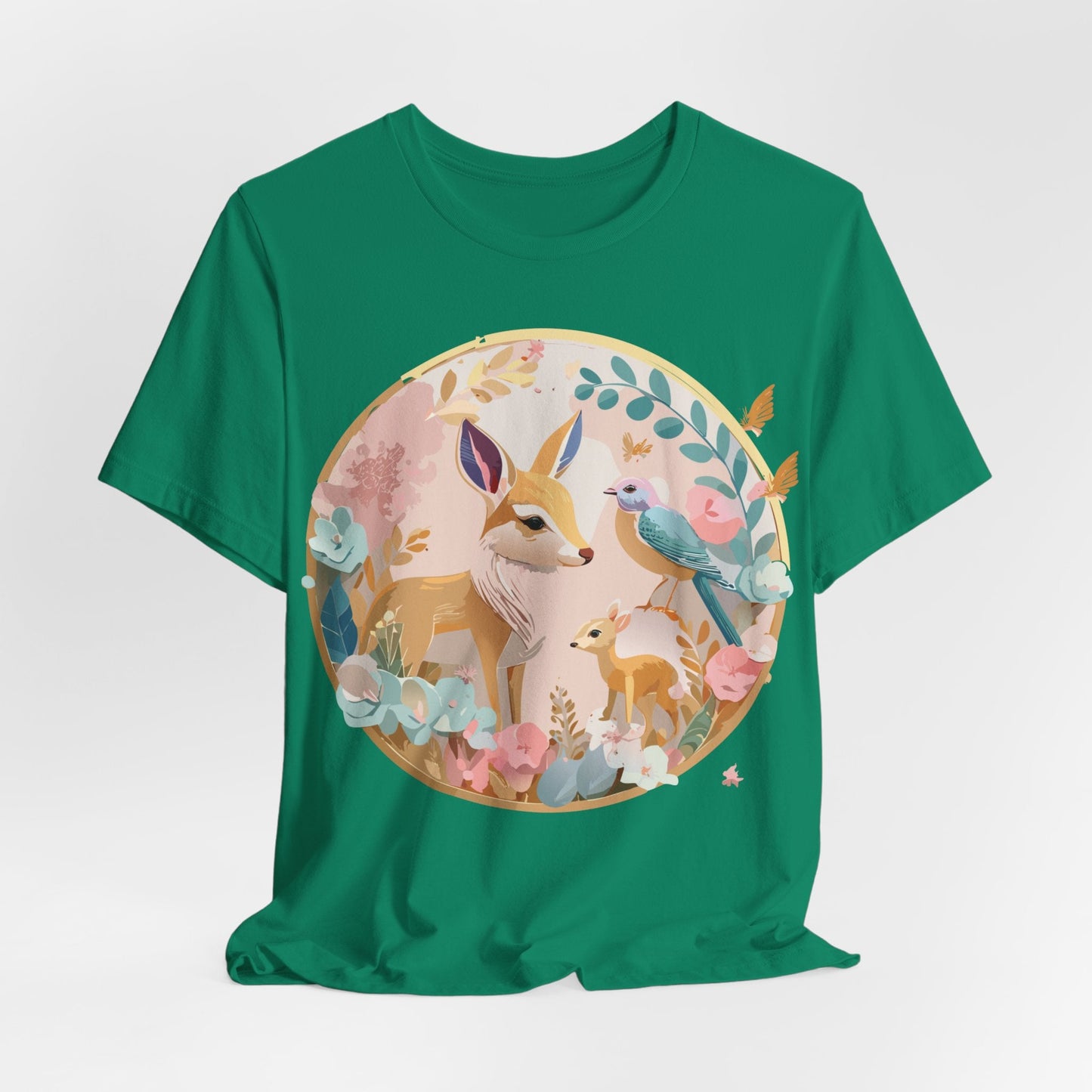 Adelpha Medallion Graphic Tee Unisex Short Sleeve Shirt Vintage Inspired Art Design