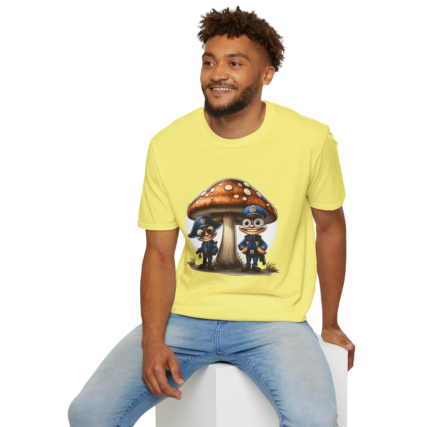 Mashroom Tee Shirt Unisex Funny Mashroom Design Shirt With Fungus Gildan Softstyle 64000