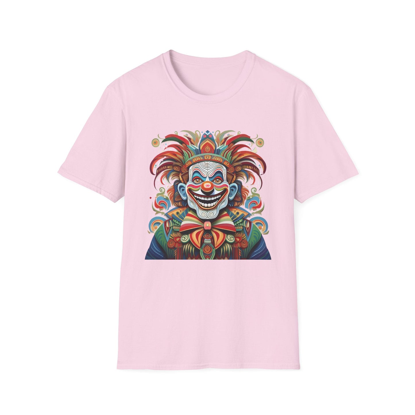 Clown Shirt Unisex Tee Funny Man Circus Shirt Scary Man Tee Gildan Softstyle 64000