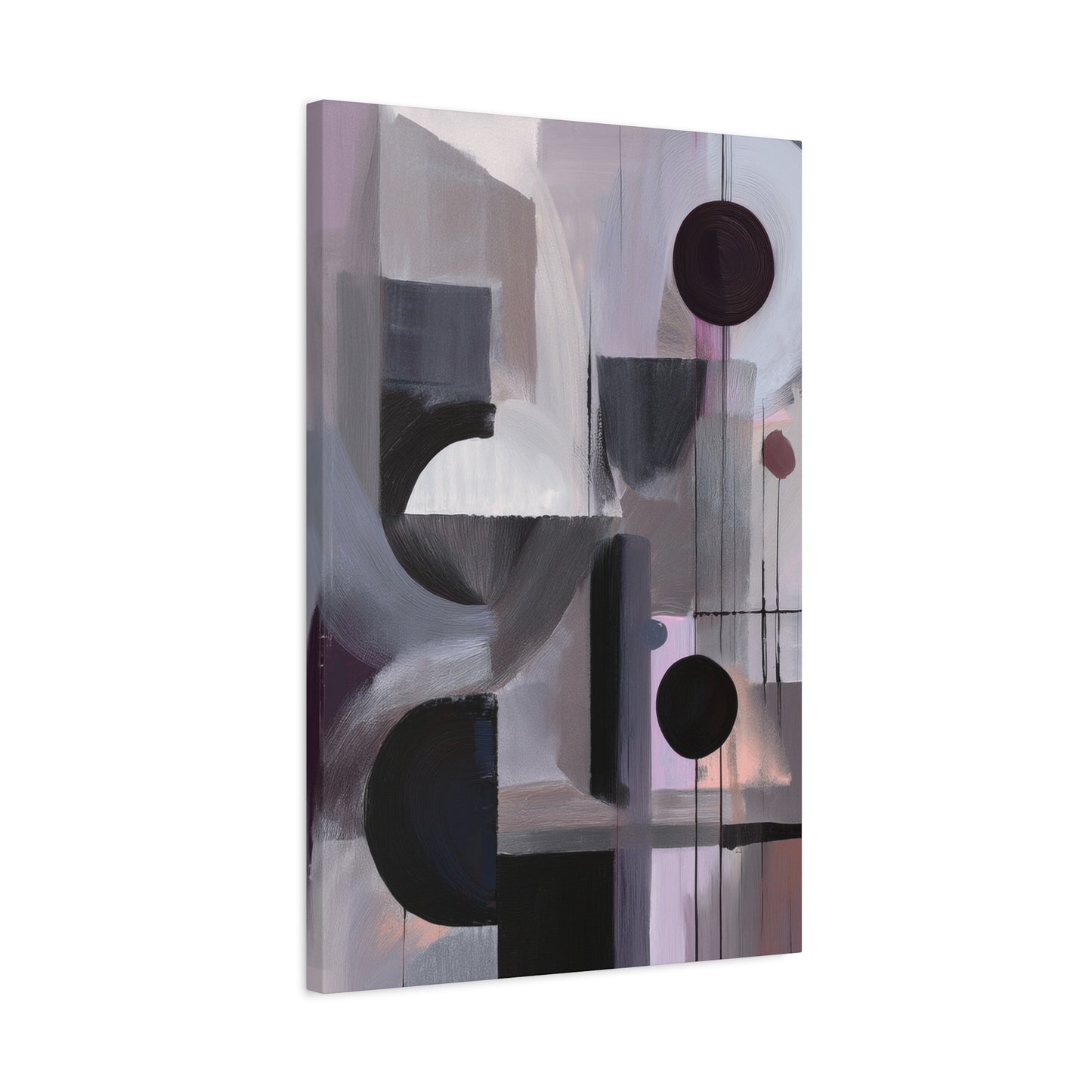 Abstract Geometric Painting Print Canvas 20x24,20x30,24x30 24x32,24x36,30x40 32x48,36x48,40x60 Pine-Wood Inner Frame ABS-46