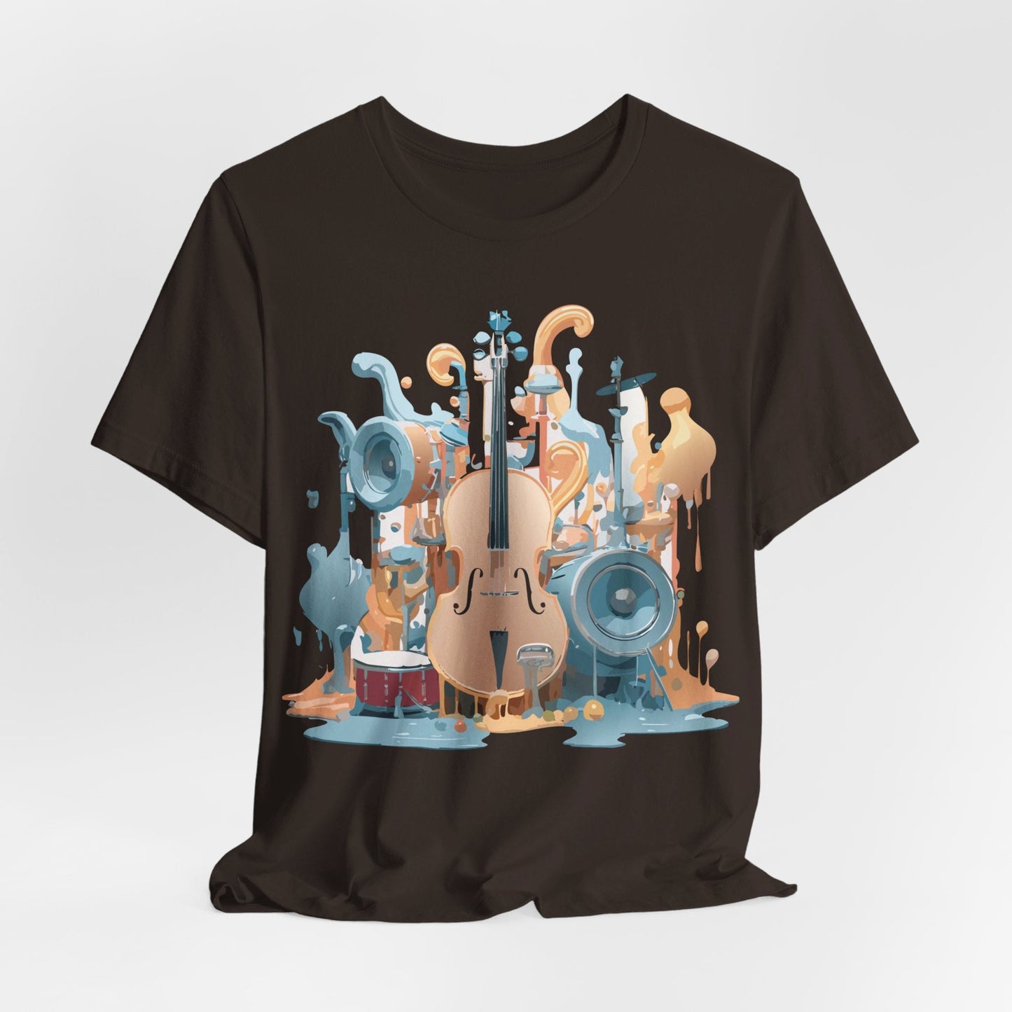 Adelpha Music Graphic T Shirt Unisex Jersey Short Sleeve Vintage Inspired Art Tee