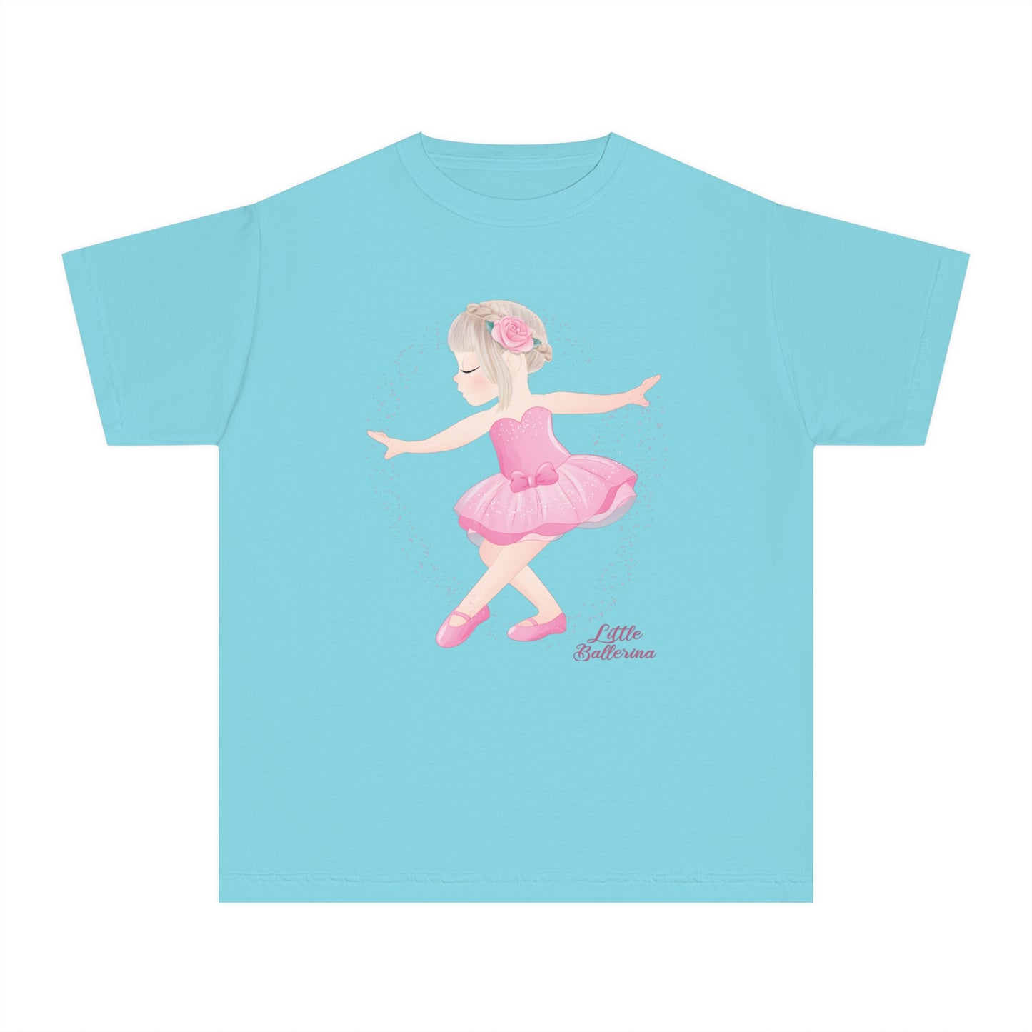 Camiseta juvenil con pequeña bailarina