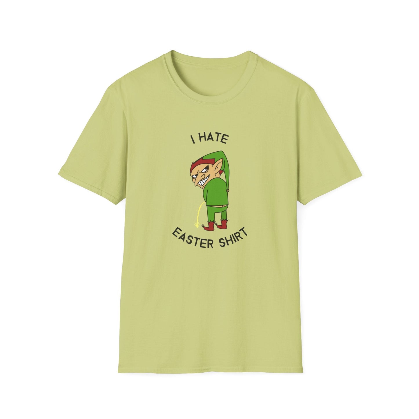 Unisex Easter T Shirt With Art Design Softstyle 100 Percent Ring Spun Cotton Lightweight Tee