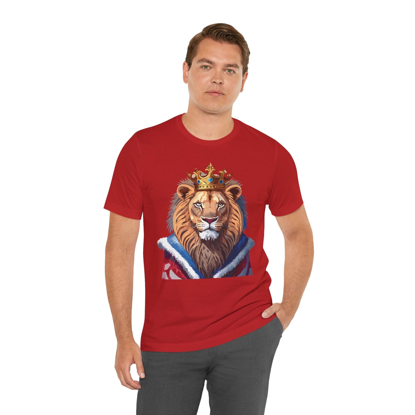 Unisex Animal T Shirt With Art Design Wild Animals Shirt Gildan Softstyle 64000 Cotton