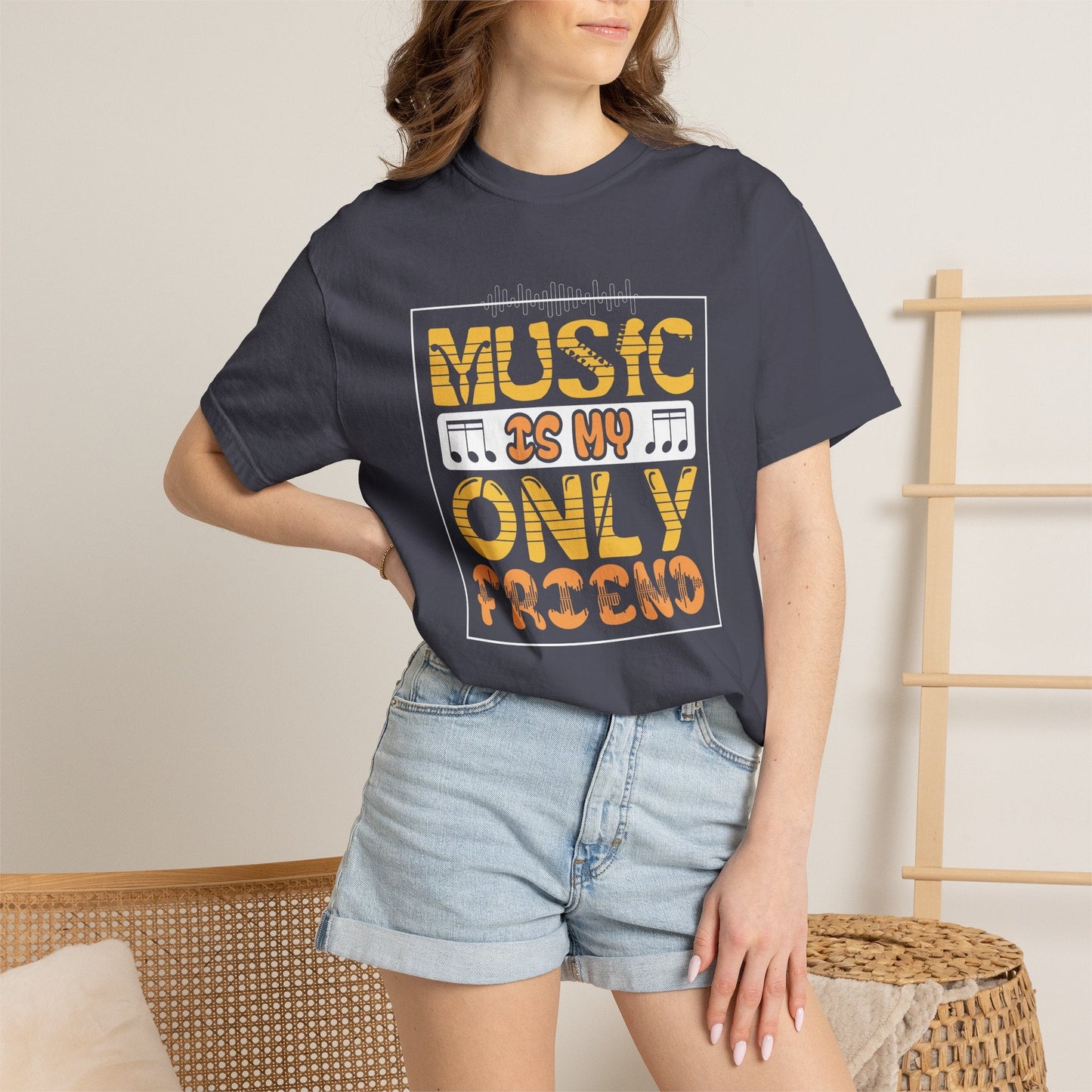 Music Graphic Design Unisex Cotton T-shirt 069