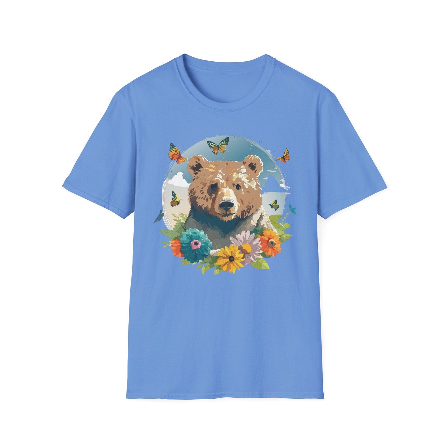 Bear T Shirt Unisex Teddy Bear Tee Softstyle 64000 Ring Spun Cotton Tee Lightweight Breathable