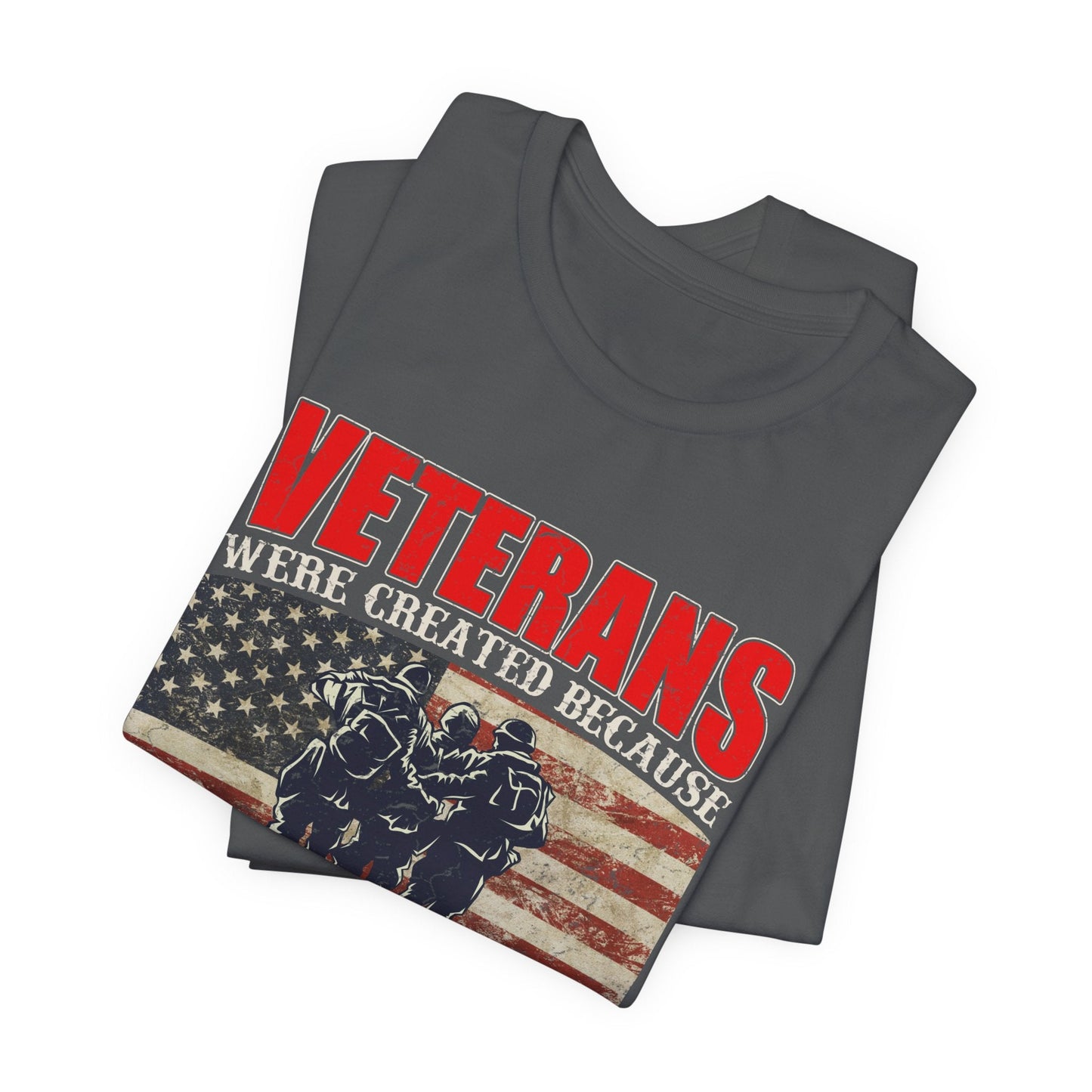 Army Veteran Patriotic Graphic Design Unisex Cotton T-Shirt v41