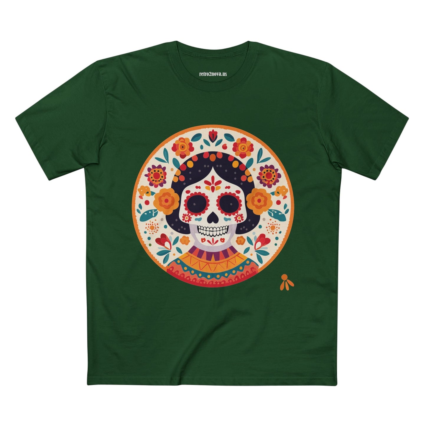 Skull Shirt Unisex Skeleton Tee Premium Cotton With Original Art Design Retro2Nova SS52