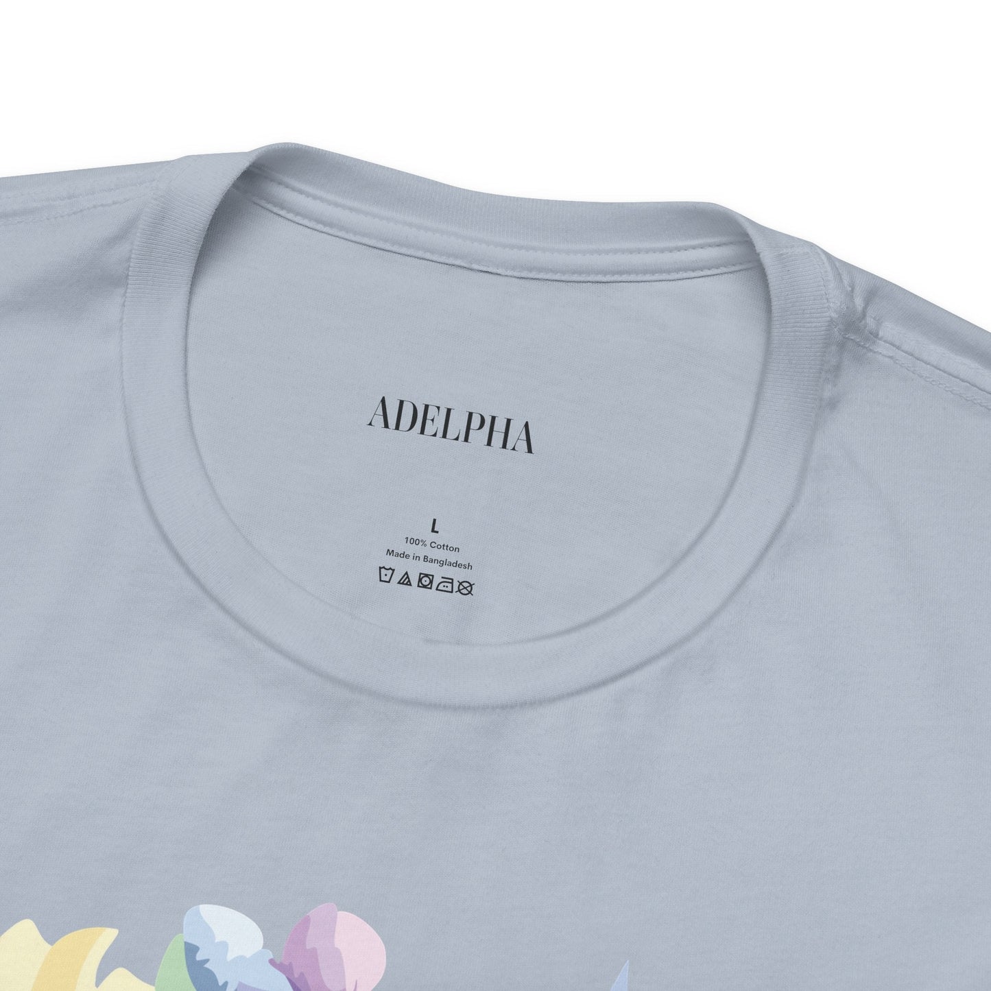 Unisex Letter Q Graphic Tee By Adelpha Vintage Inspired Art Design Short Sleeve Shirt
