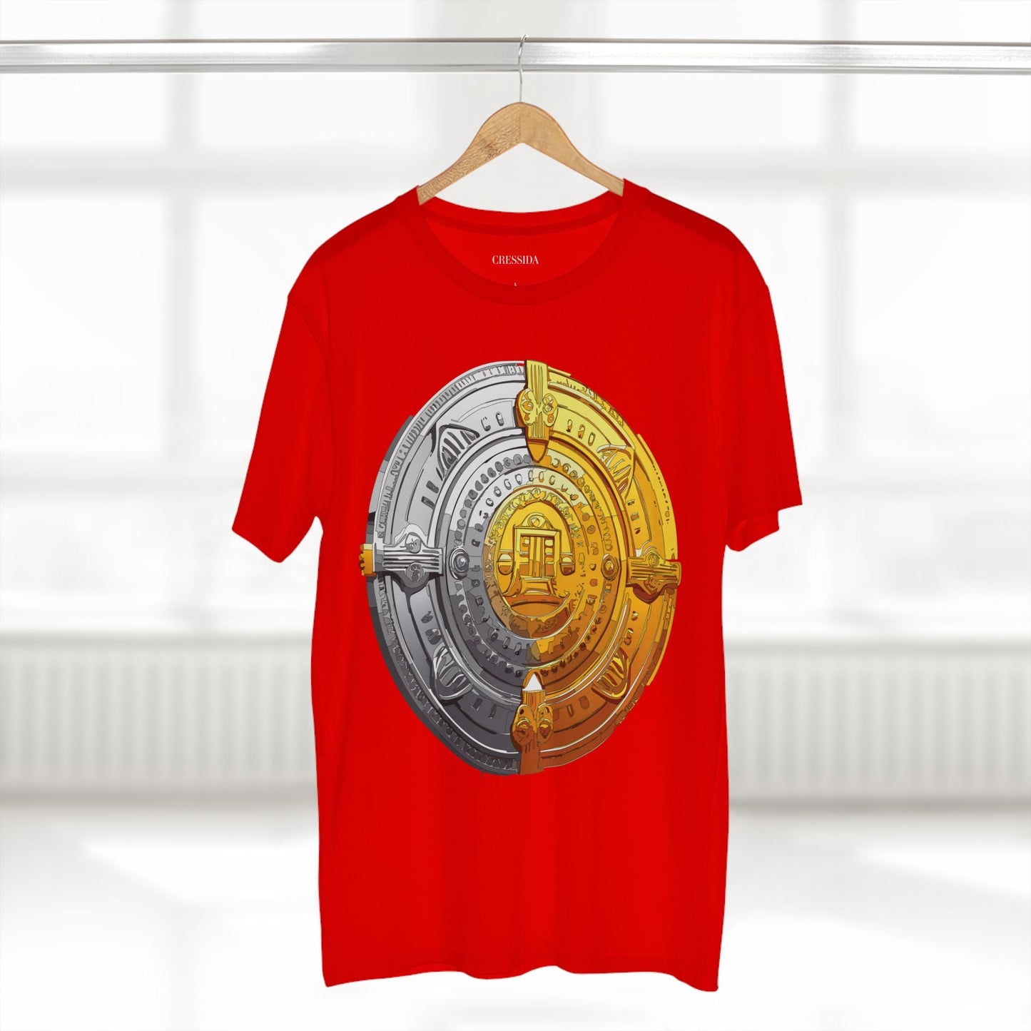 Antique Gold Coin Graphic Design T-Shirt Unisex 100 Cotton With Golden Print Artwork Tee 15