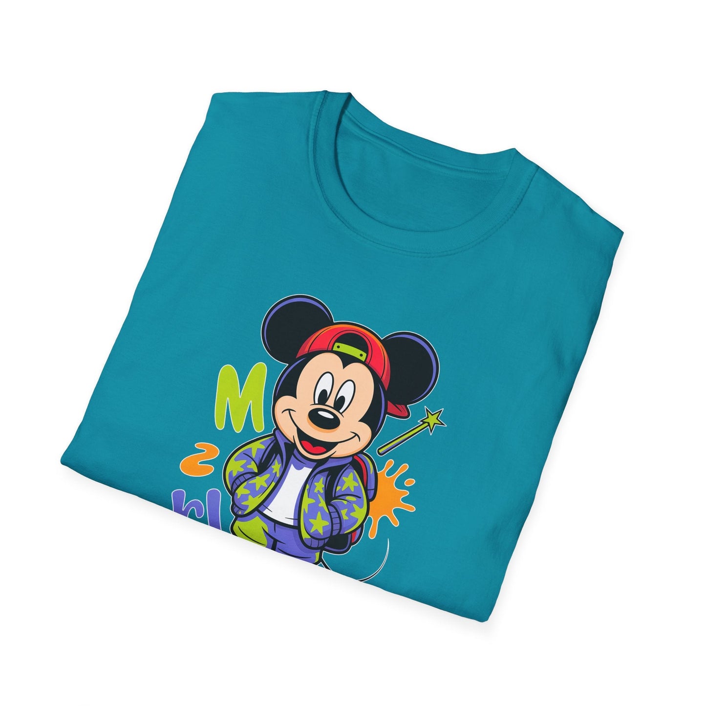 Cartoon T Shirt With Animation Design Unisex Gildan Softstyle 64000 Tee For Funny Animals