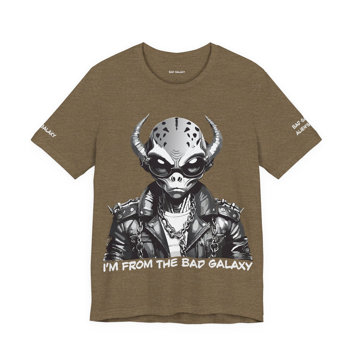 Alien Graphic Unisex Cotton Bella+Canvas Tee with Art Design b80