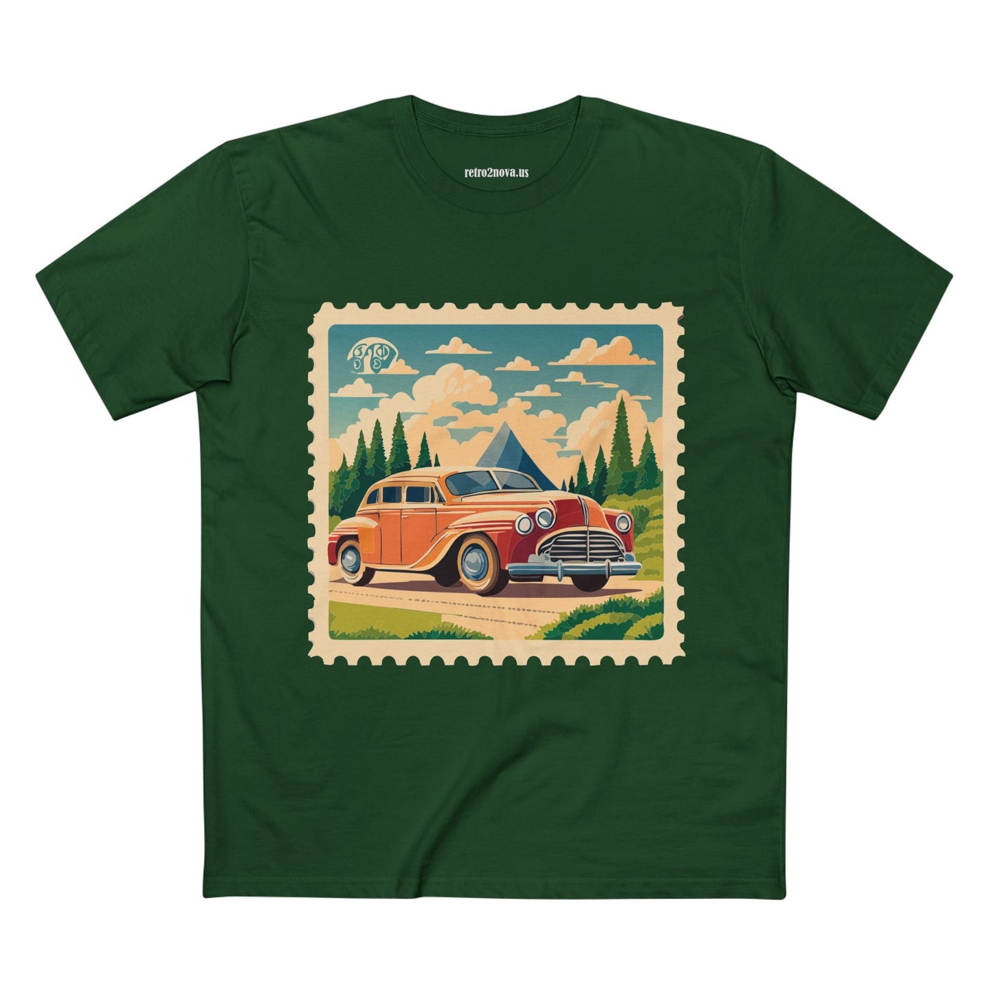 Stamp Shirt Postage Stamp Tee PS-30 Unisex Premium Cotton Original Art Design By Retro2Nova