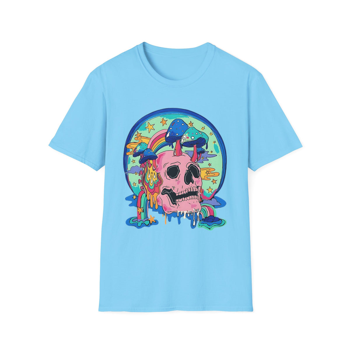 Skull Skeleton Graphic Tee Gildan Unisex 100 Cotton Tee Shirt h44