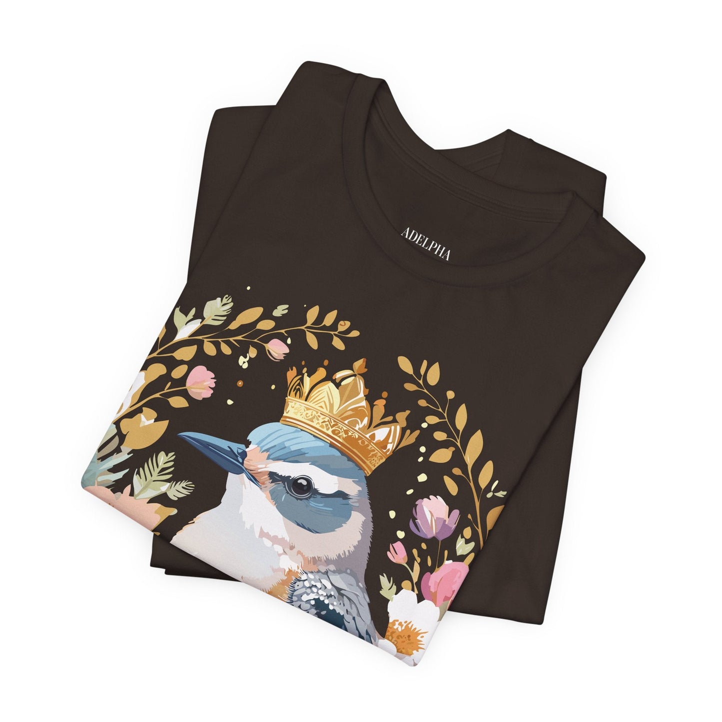 Adelpha Medallion Graphic Tee Unisex Short Sleeve Vintage Inspired Art Design Apparel