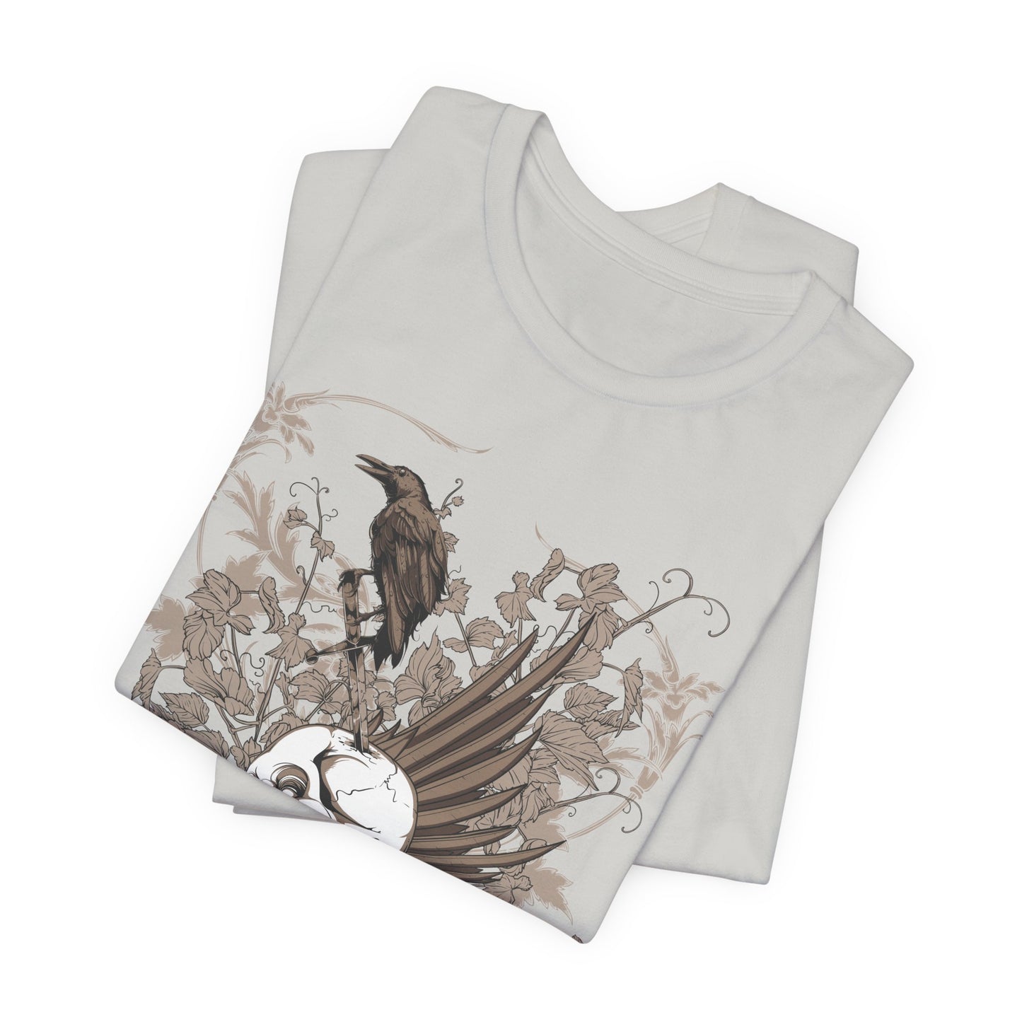 Forever Resting Head Tee, Edgy Graphic Shirt, Music T-Shirt, Gothic Tees, Skull Shirt, Art Design Tee, Skull Graphic Top