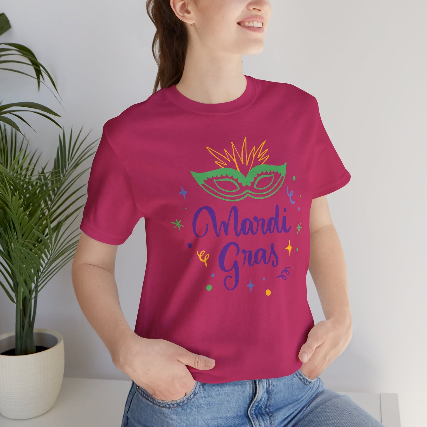 Camiseta unisex de algodón para carnaval