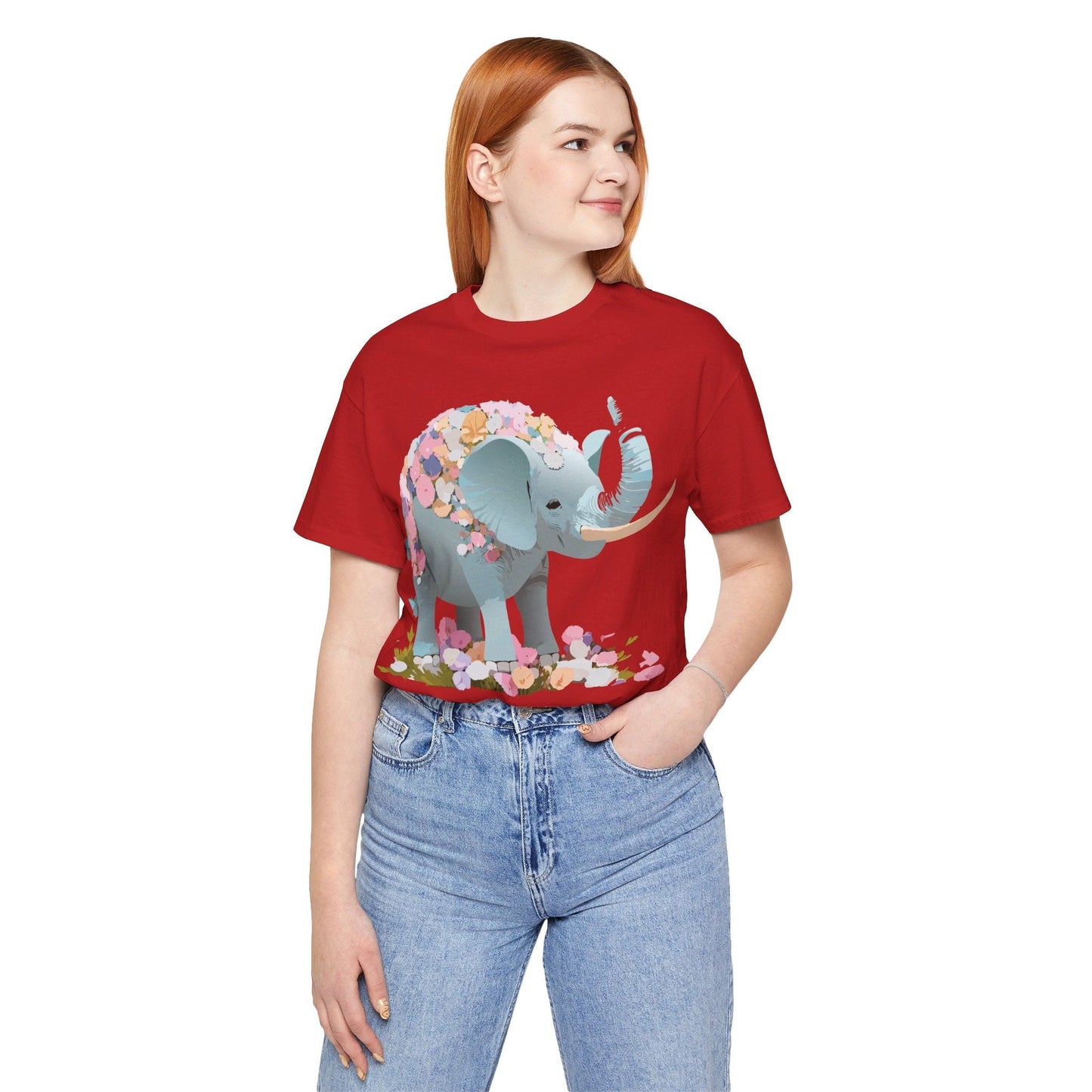 Elephant Graphic T Shirt Unisex Vintage Inspired Art Tee By Adelpha Short Sleeve
