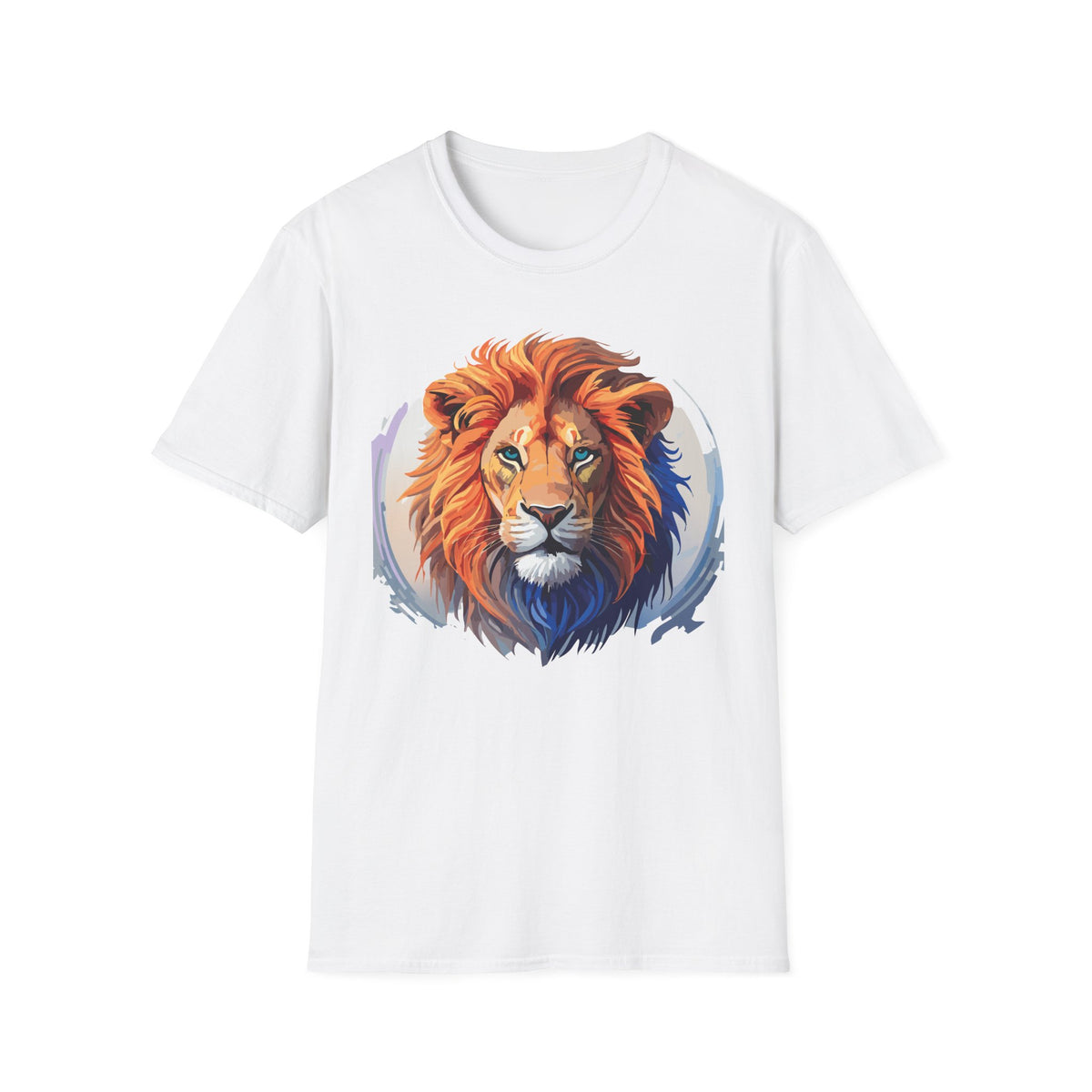 Regal Lion Face T-Shirt | Majestic Lion Portrait Tee