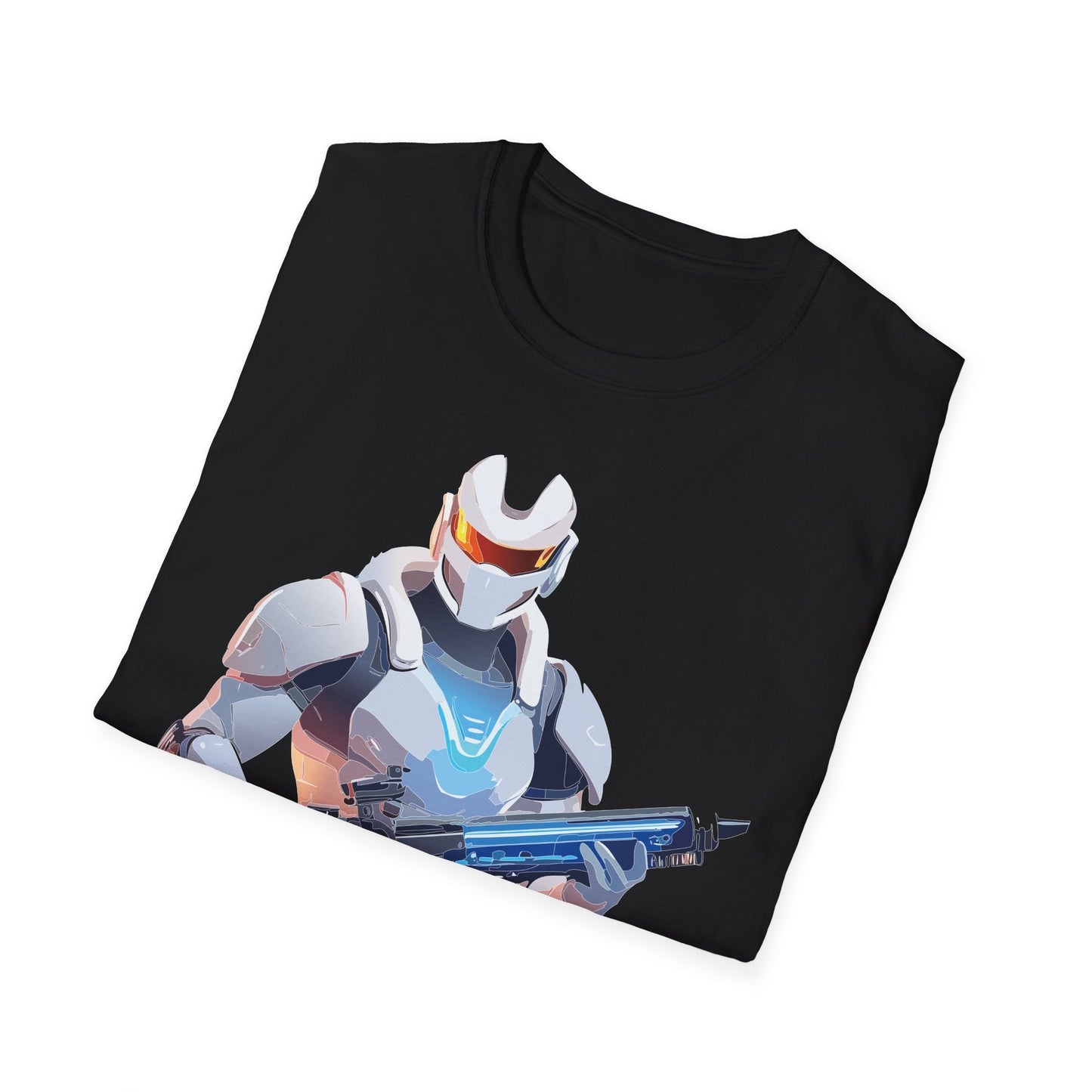 Robocop T Shirt Unisex Gildan Softstyle 64000 100 Percent Ring Spun Cotton Tee With Artwork