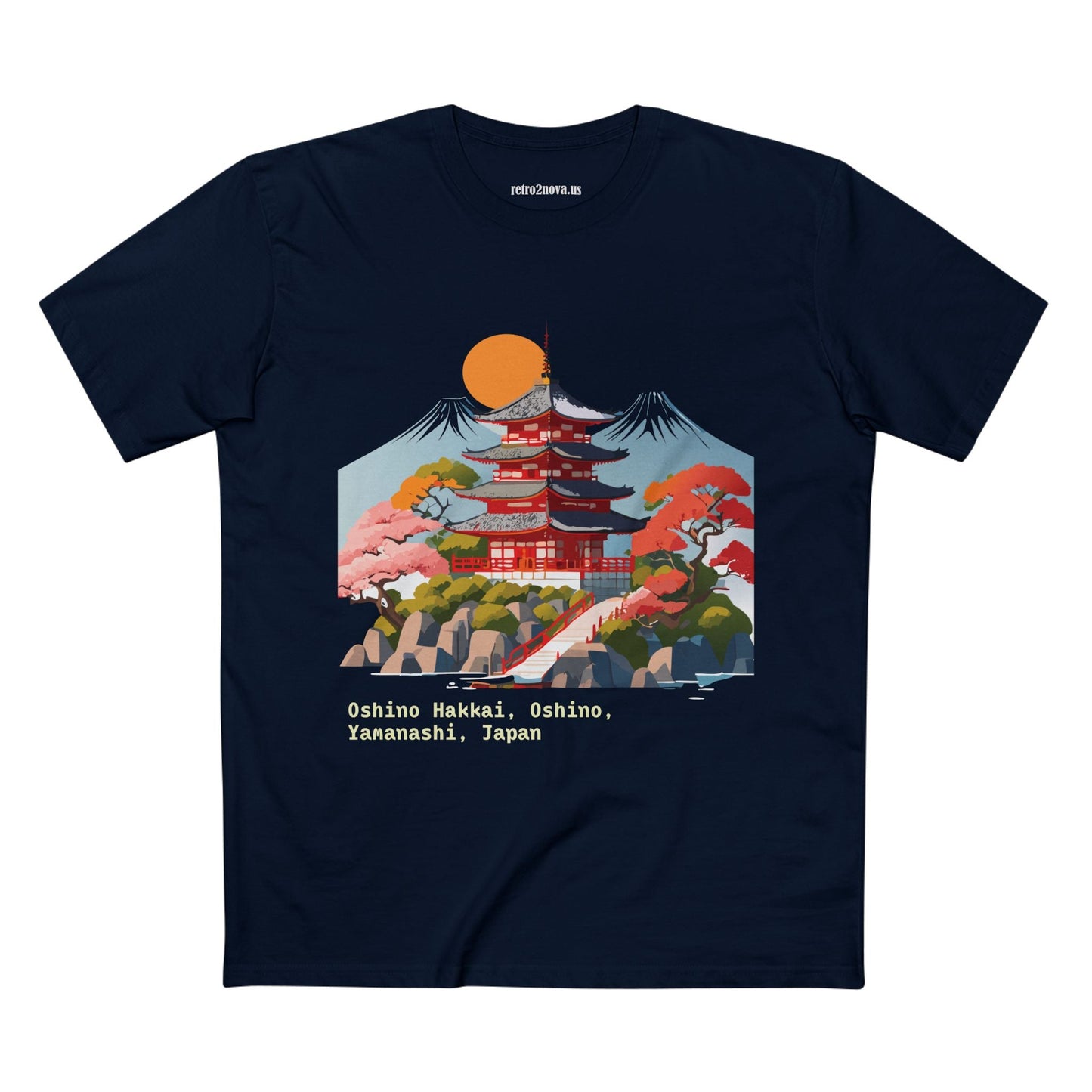 Retro2Nova Unisex Cotton Art Tee Travel Shirt Japan Shirt Style Discover Everyday Comfort
