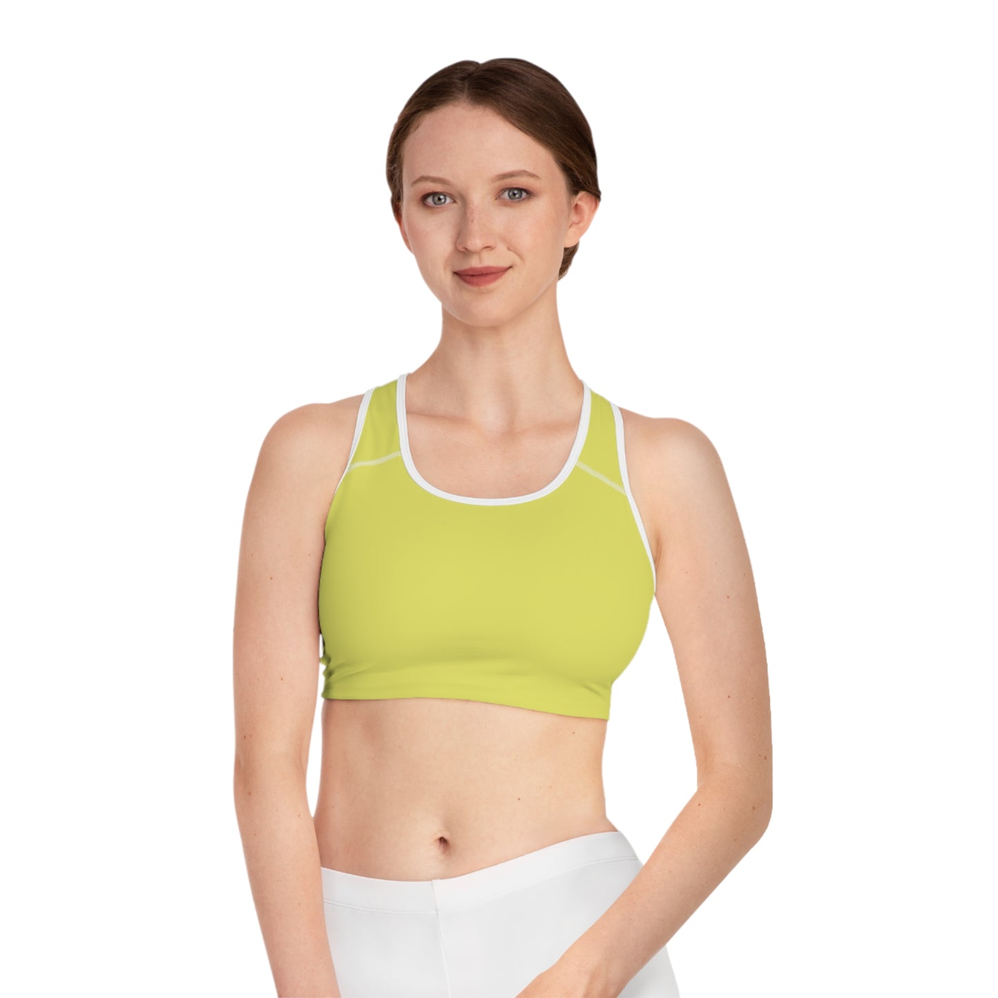 Yellow Color Sports Bra, Yellow Sports Bra 4