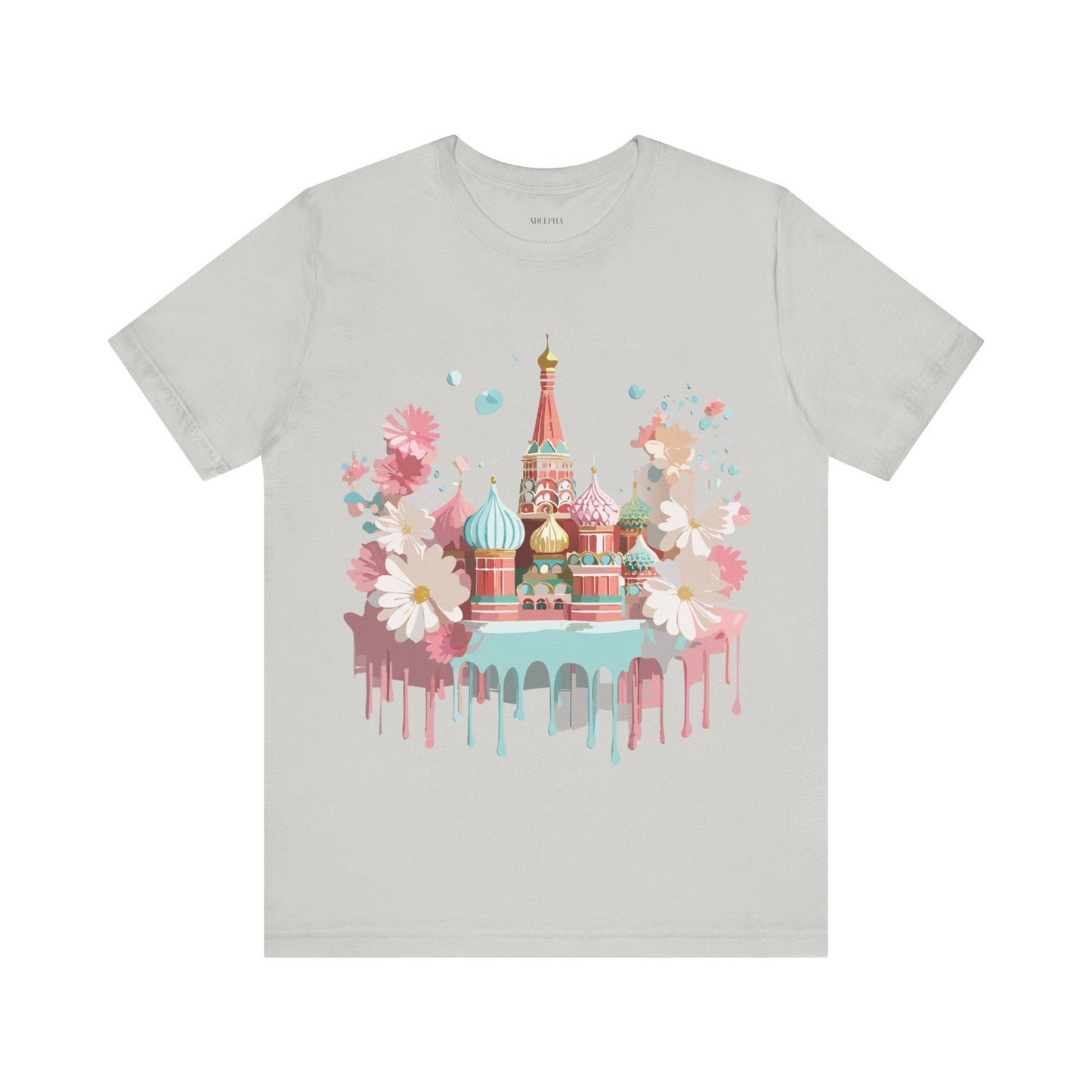 Unisex Graphic Tee With Vintage Moscow Artwork By Adelpha Premium Short Sleeve Shirt