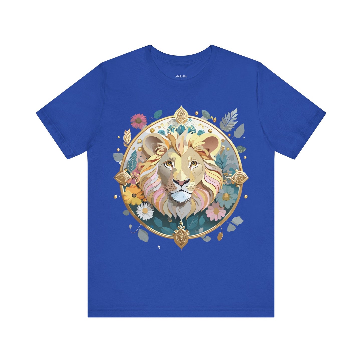 Adelpha Medallion Graphic Tee Unisex Short Sleeve Vintage Inspired Art Design Shirt