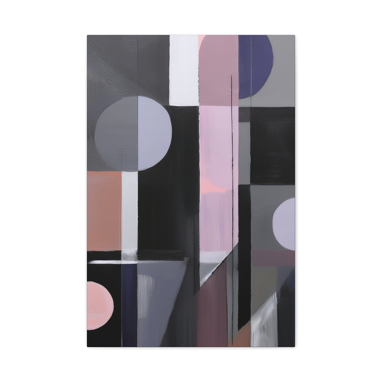 Abstract Geometric Painting Print Canvas 20x24,20x30,24x30 24x32,24x36,30x40 32x48,36x48,40x60 Pine-Wood Inner Frame ABS-48
