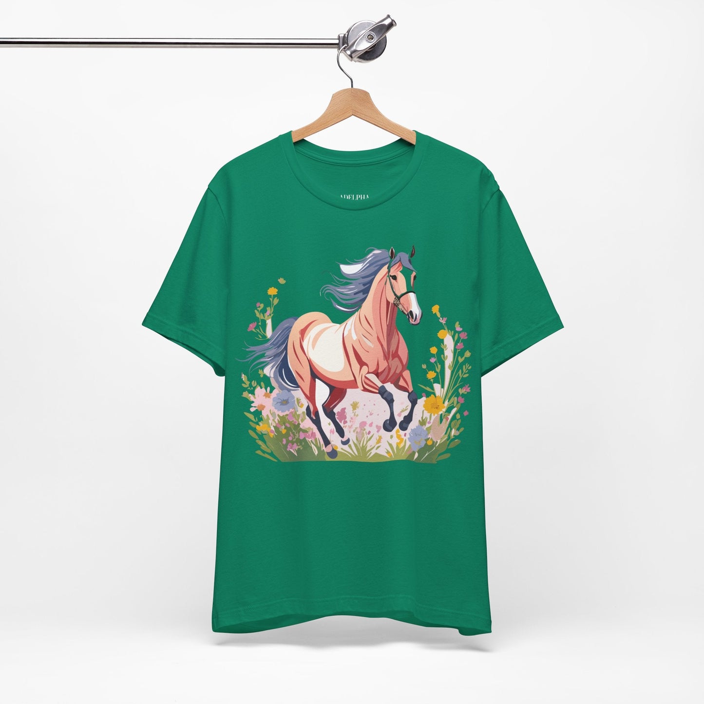 Horse Graphic Unisex 100 Cotton Vintage Animal Art T-Shirt 8