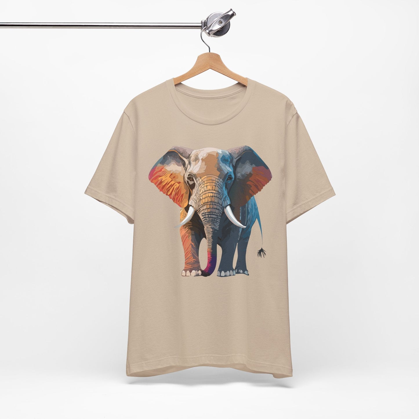 Unisex Animal Shirt With Animals Art Design Graphic Tee Short Sleeve Wild Animals