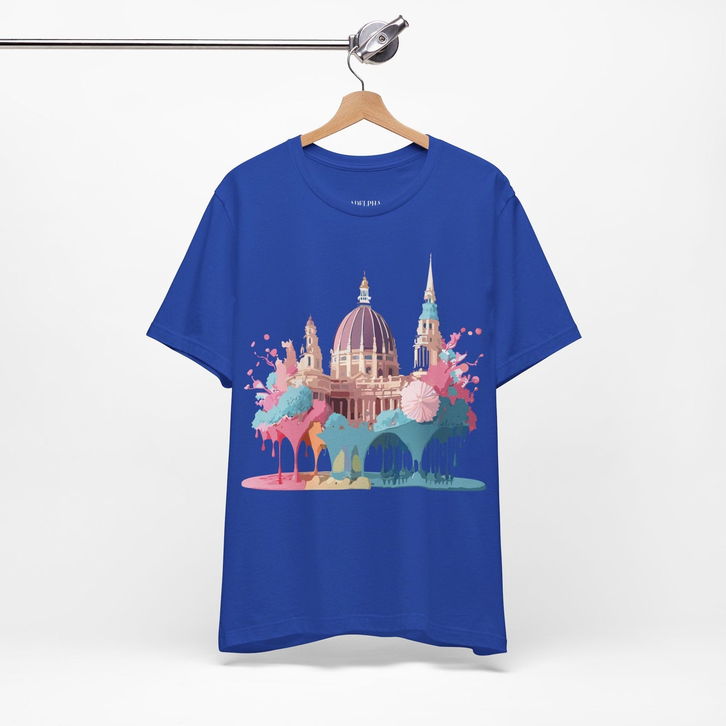 Tourist Shirt With Vienna Graphic Tee Unisex Short Sleeve Art Design Adelpha Vintage Artwork