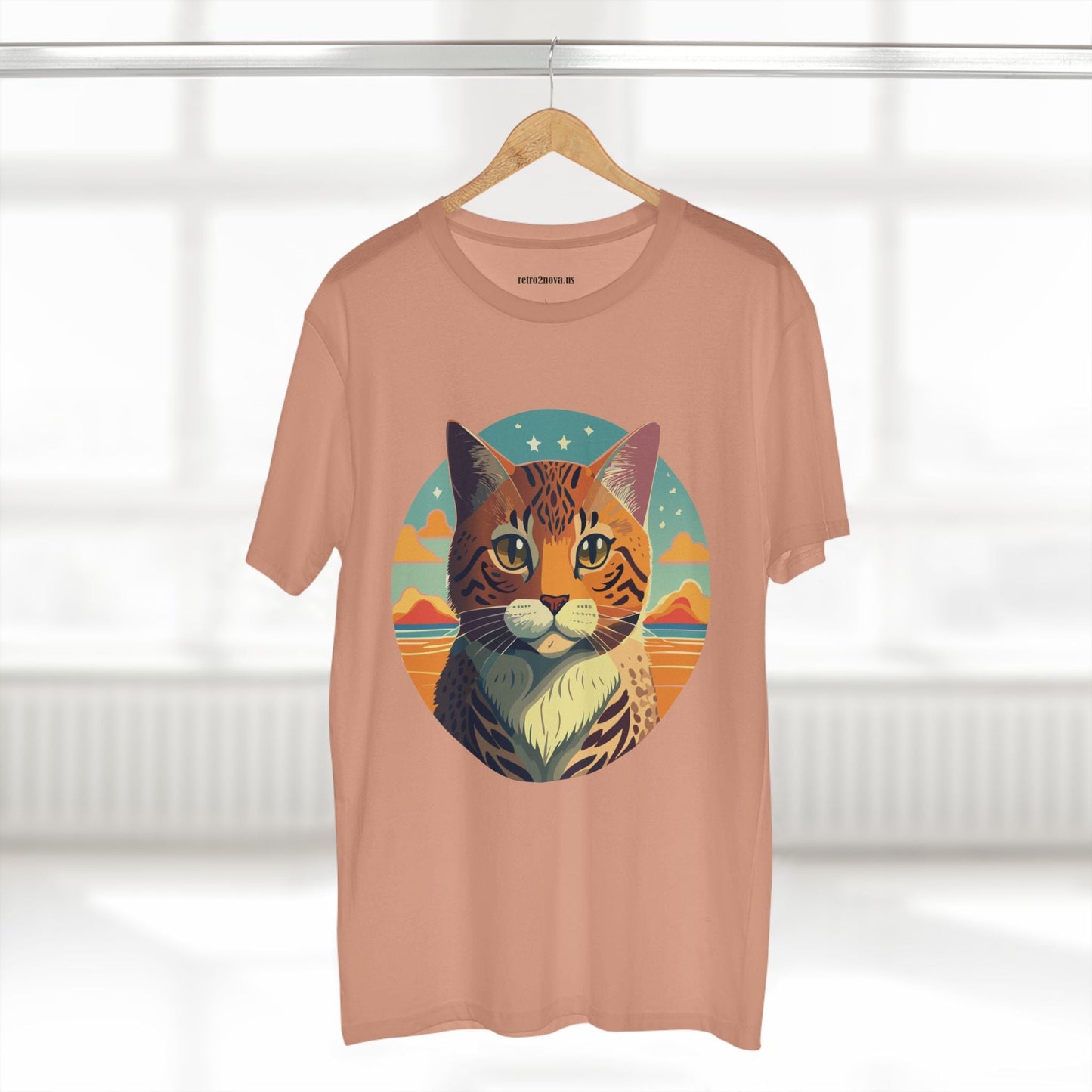 Unisex Premium Cotton Tee With Original Cat Art Design Animal Shirt For Cat Lovers Comfortable Breathable Everyday Wear