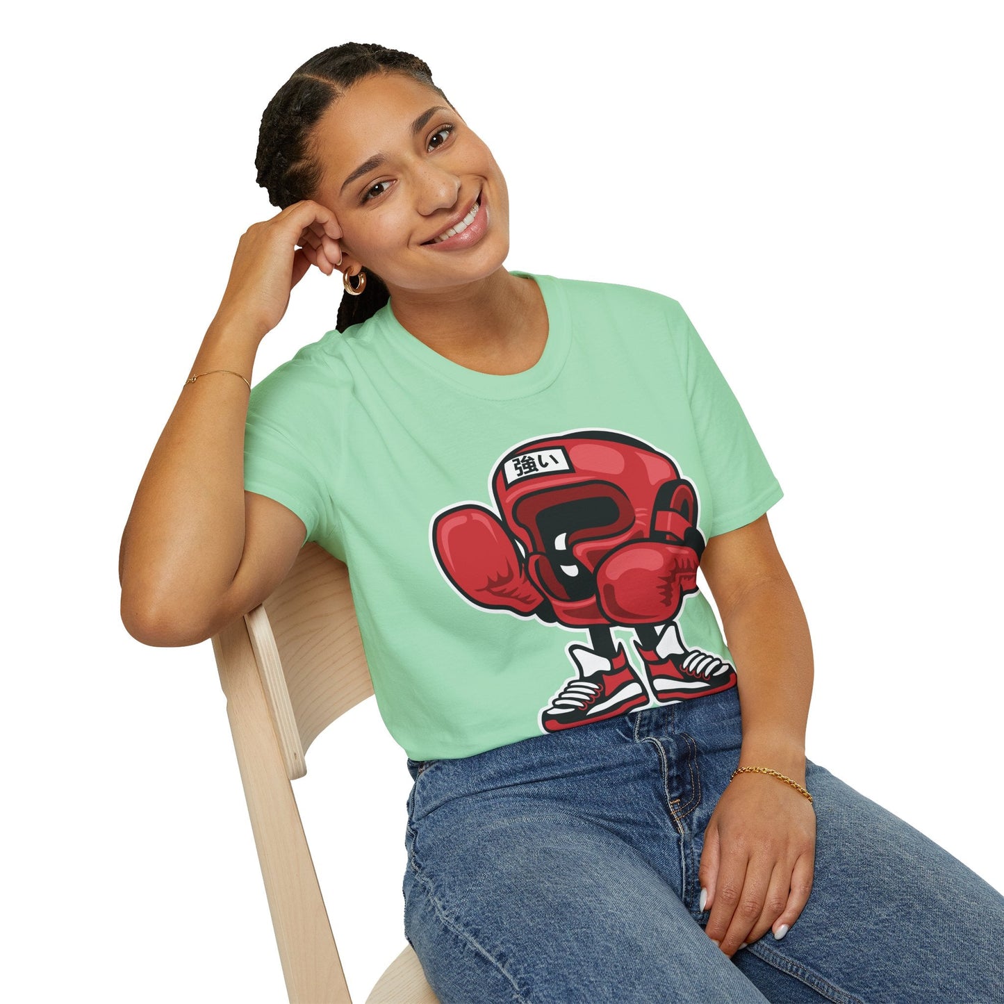 Cartoon T Shirt Unisex Short Sleeve Animation Tee Funny Graphic Tee Gildan Softstyle 64000 Cotton