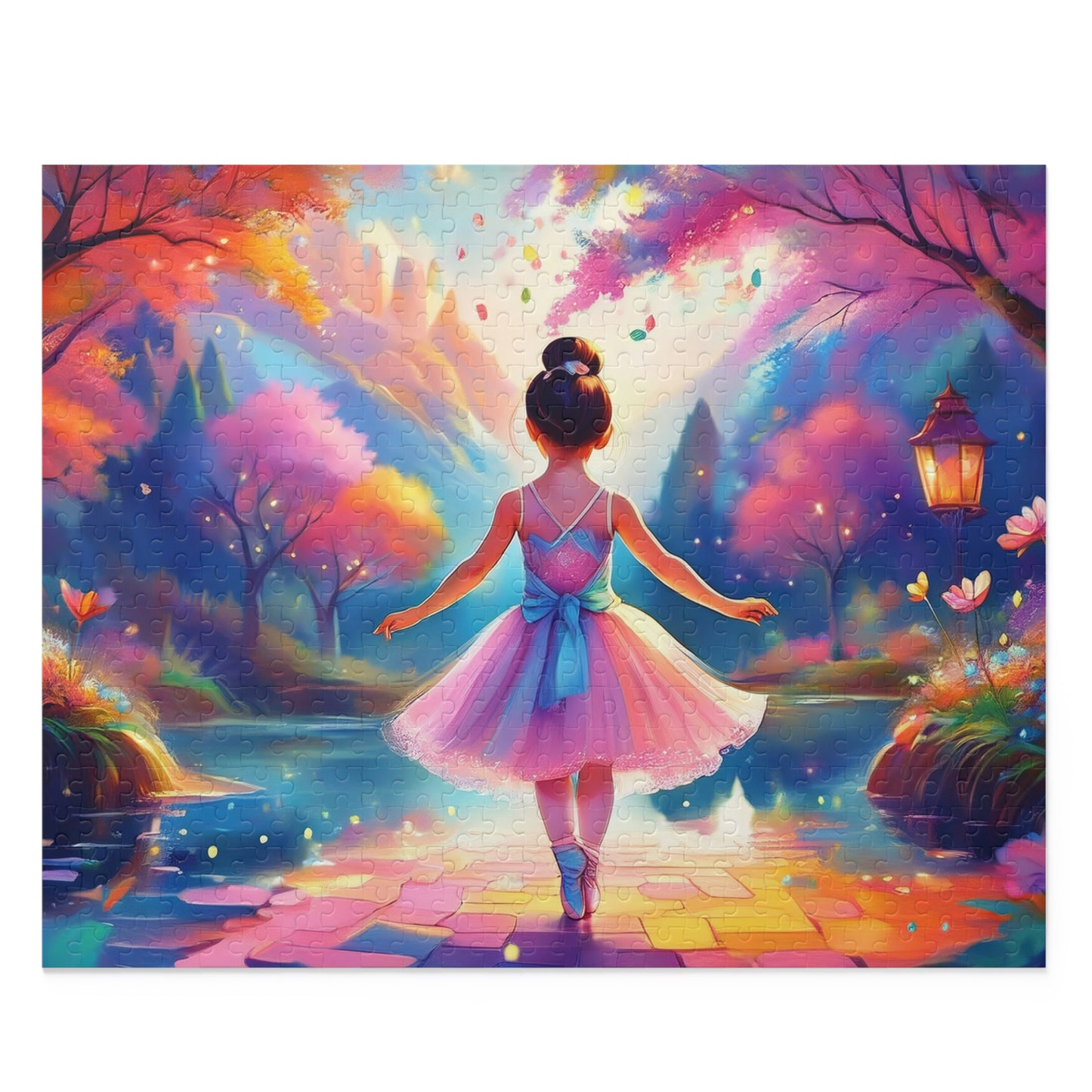 Ballerina Puzzle 500-Chipboard Pieces in Box | Kids Puzzles Size: 16" x 20",  Ages 9+ and Family pn18