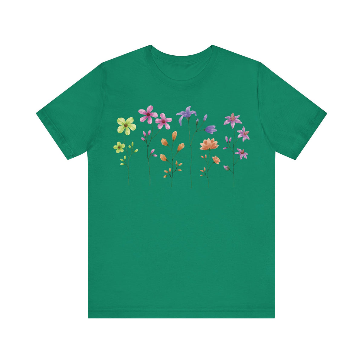 Floral Graphic Tee Shirt - Bella+Canvas Unisex 100 Cotton 54