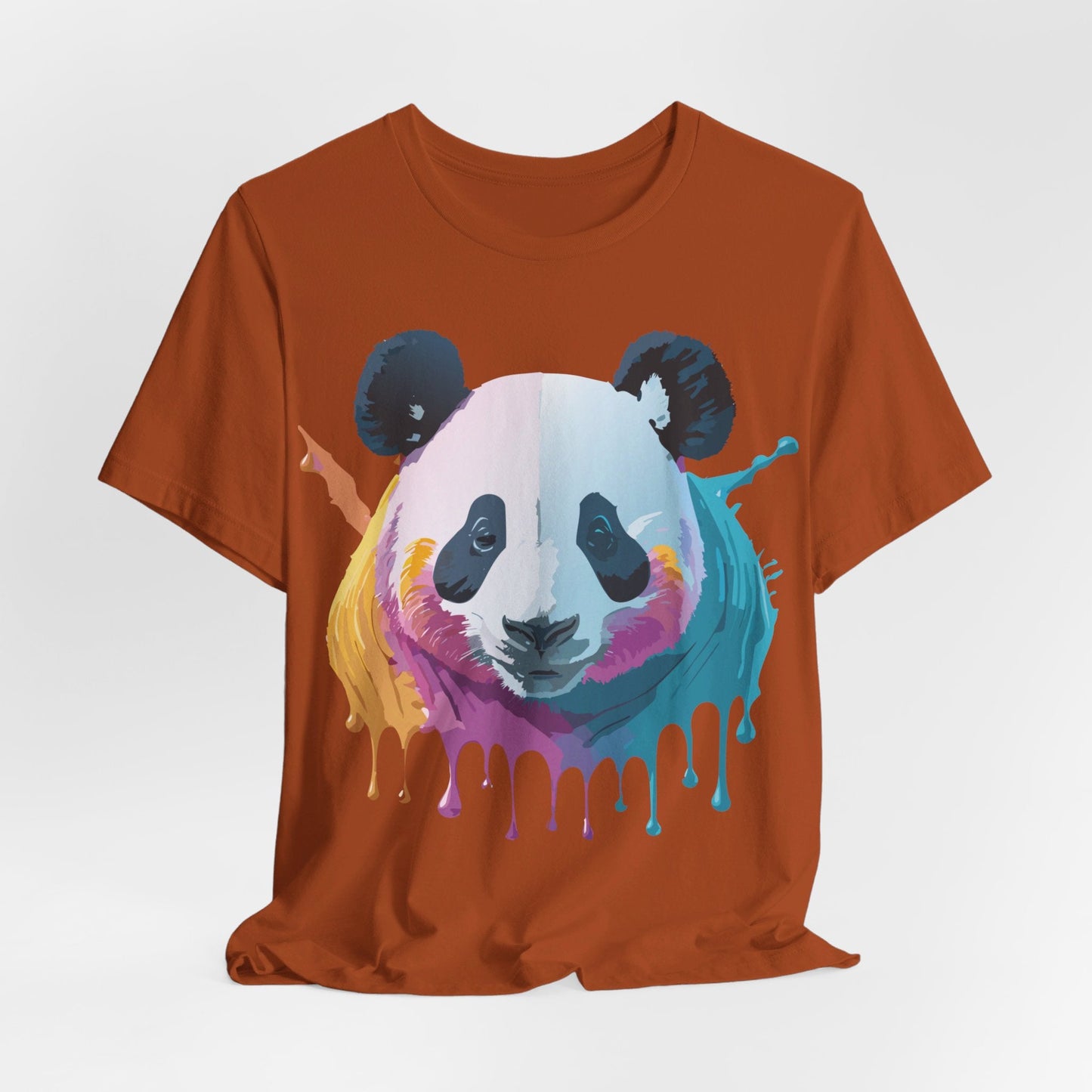 Adelpha Panda Graphic Tee Unisex Vintage Inspired Art Design Short Sleeve Shirt Edition