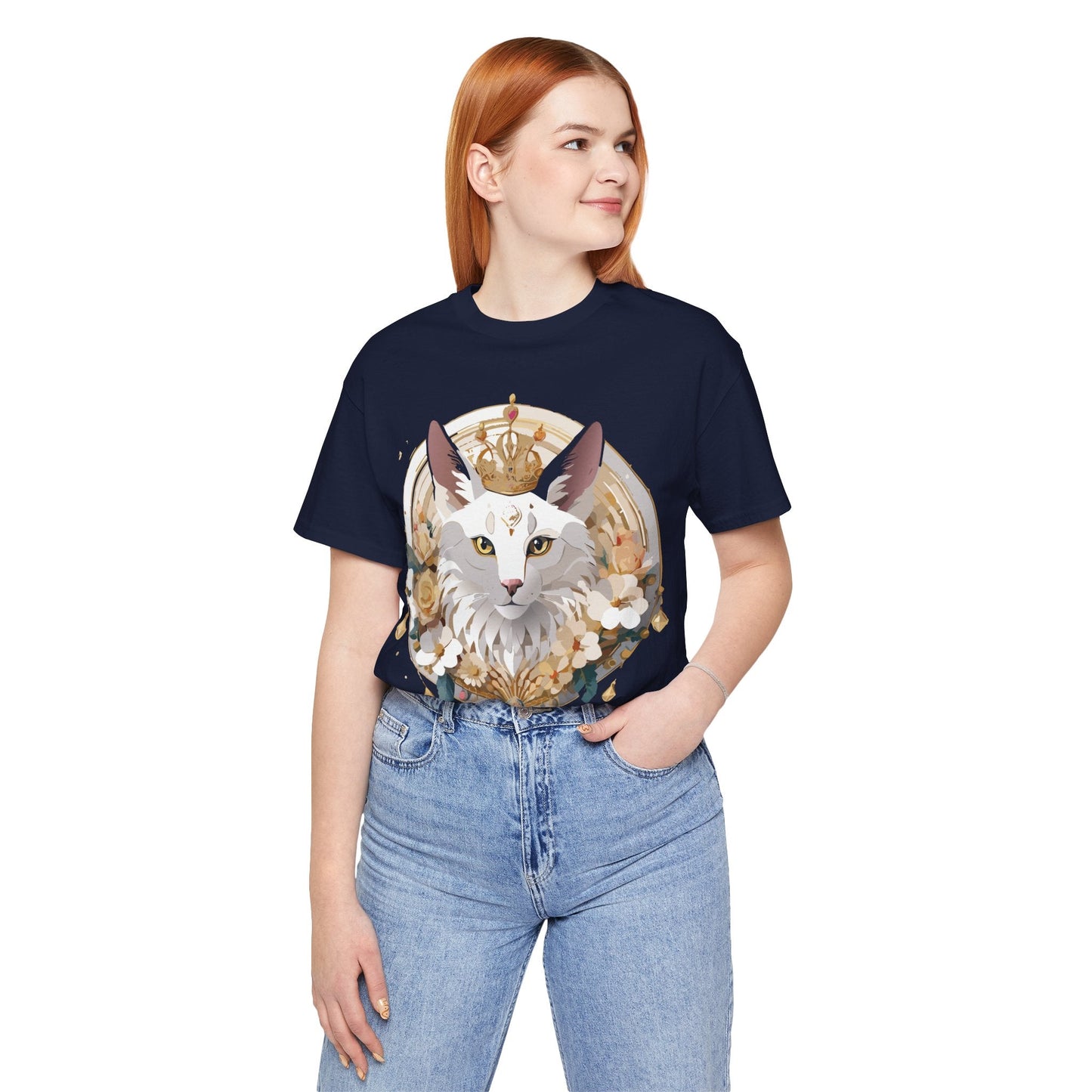 Medallion Graphic Unisex 100 Cotton Vintage Animal Medal Artwork Tee 38