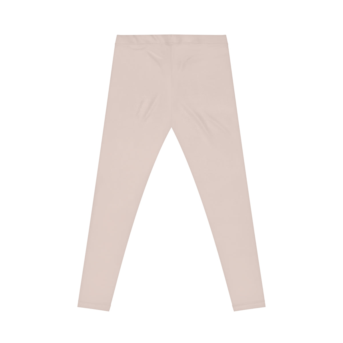 Cream Bisque Tan Color Women's Poly-Span Casual Leggings XS-2XL