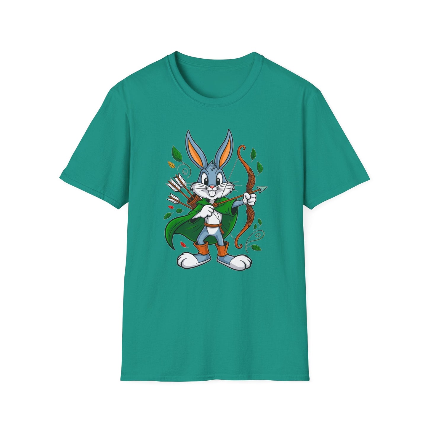 Bugs Bunny T Shirt Unisex Gildan Softstyle 100 Percent Ring Spun Cotton Cartoon Shirt Graphic