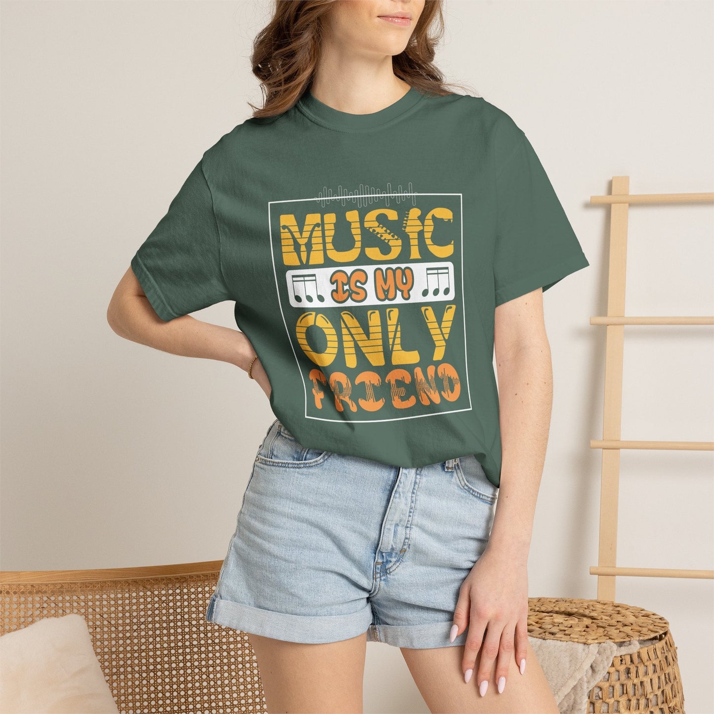 Music Graphic Design Unisex Cotton T-shirt 069