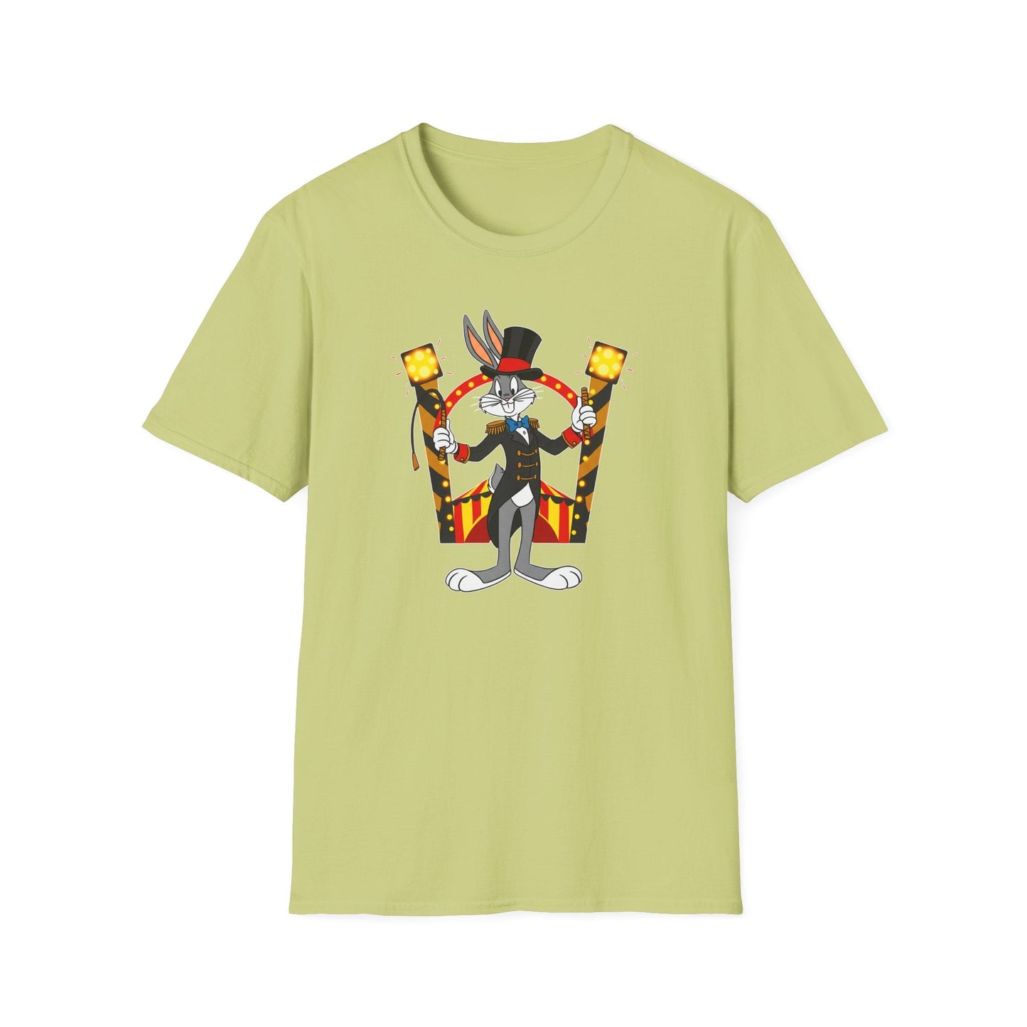 Bugs Bunny T Shirt Unisex Cartoon Tee Gildan Softstyle 64000 Tee Comfort Cotton Fabric