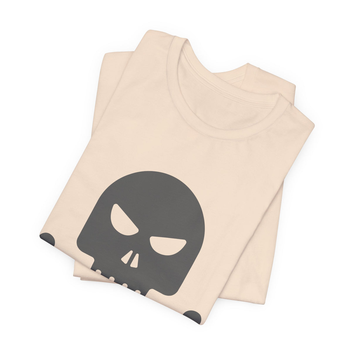 Camiseta unisex de algodón con calavera