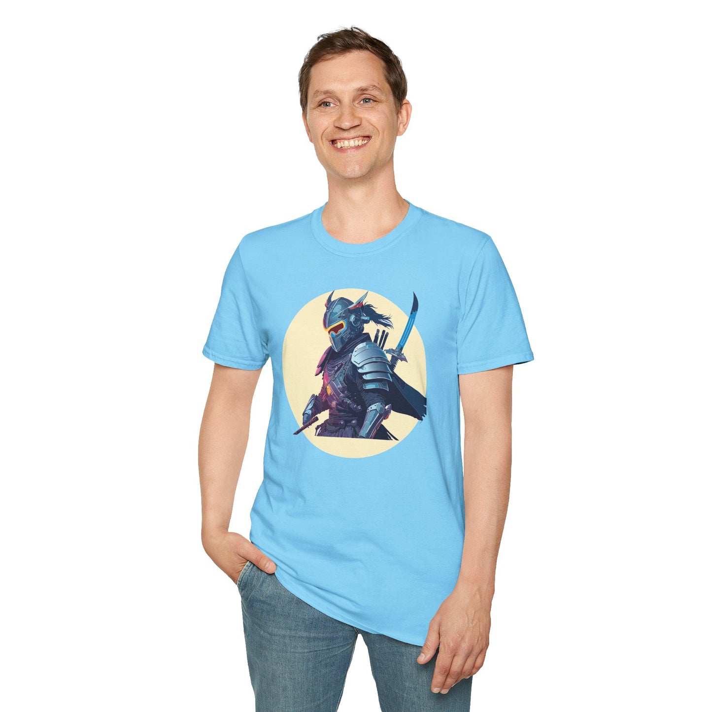 Samurai Shirt Unisex Softstyle Short Sleeve T Shirt Gildan 64000 Breathable Comfort Wear