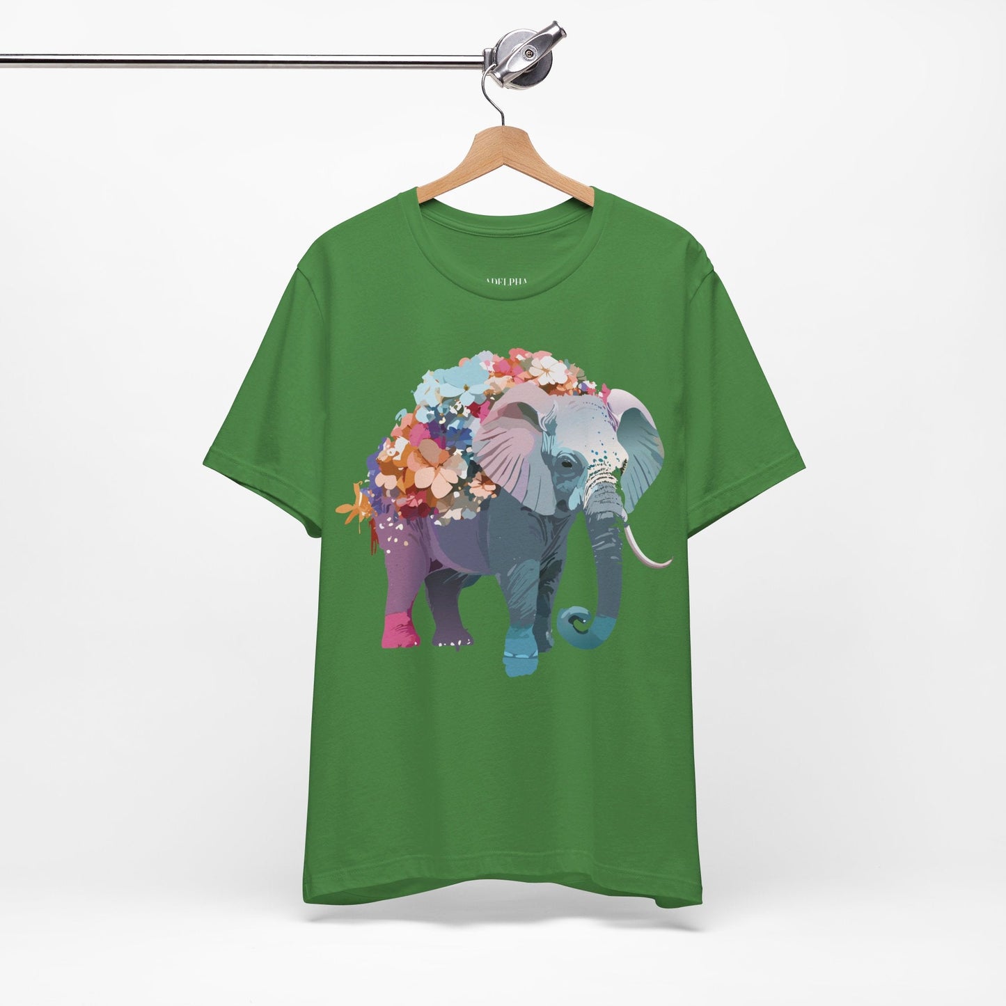 Elephant Graphic T Shirt Unisex Vintage Inspired Adelpha Artwork Short Sleeve Tee