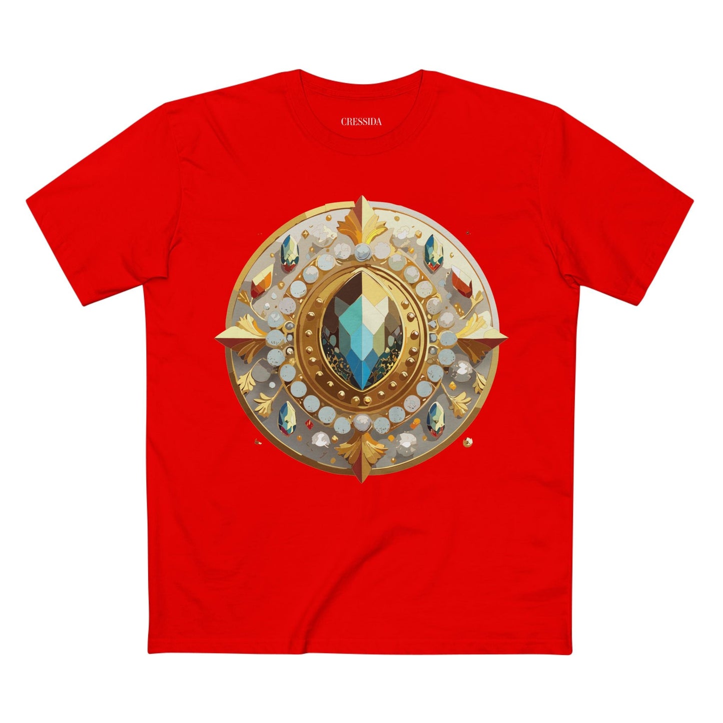 Medallion Graphic T-Shirt Unisex 100 Cotton With Gold Art Design Medal Tee 20