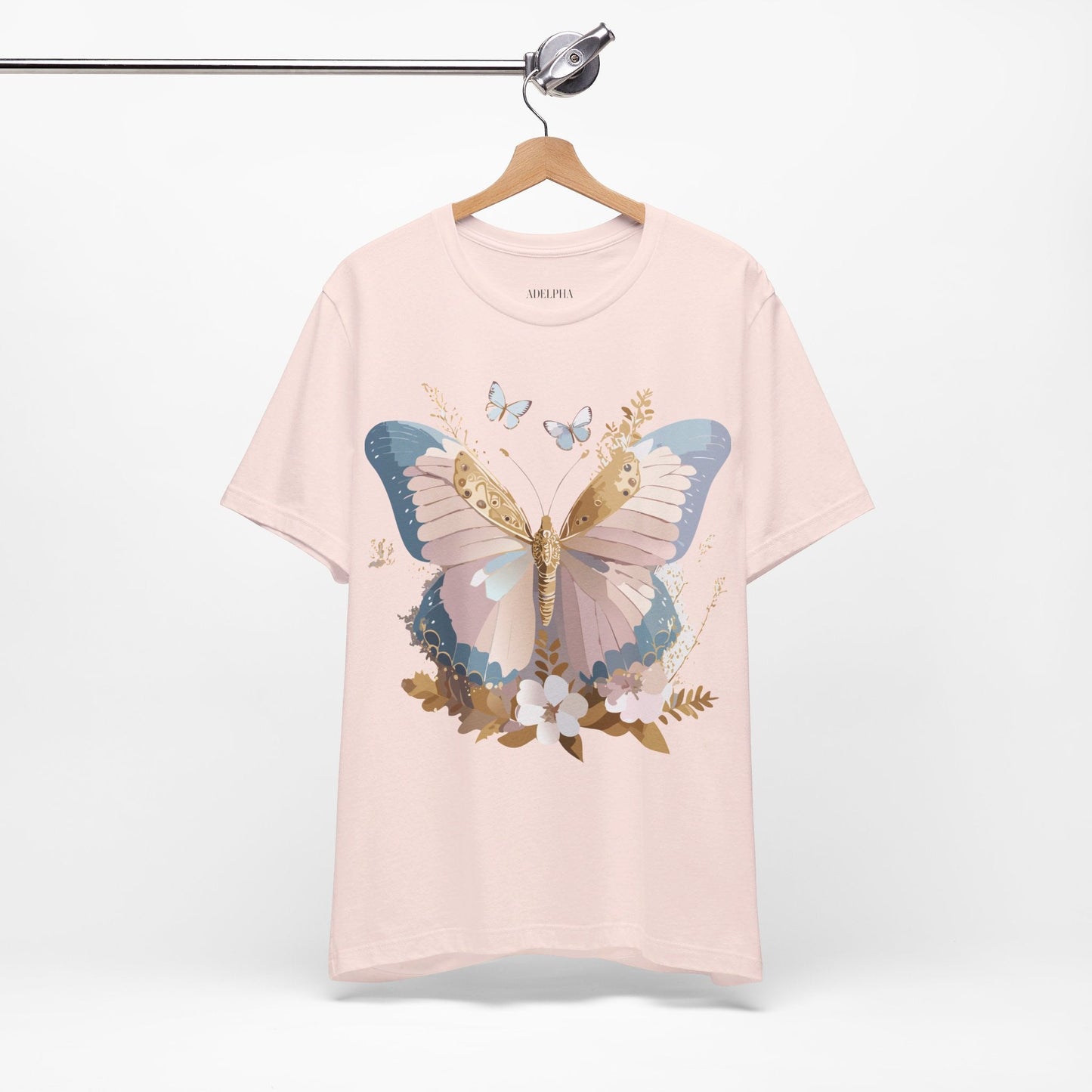 Adelpha Vintage Inspired Butterfly Graphic Tee Unisex Short Sleeve