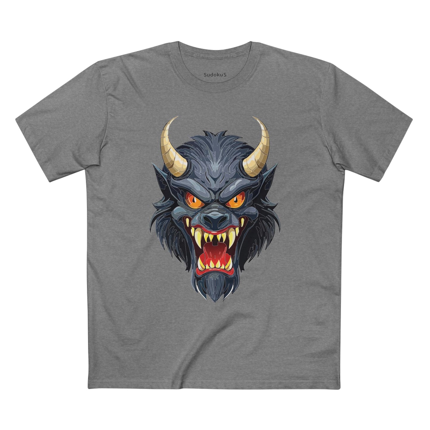 Cartoon Monsters Graphic Unisex 100 Cotton Staple Tee 6