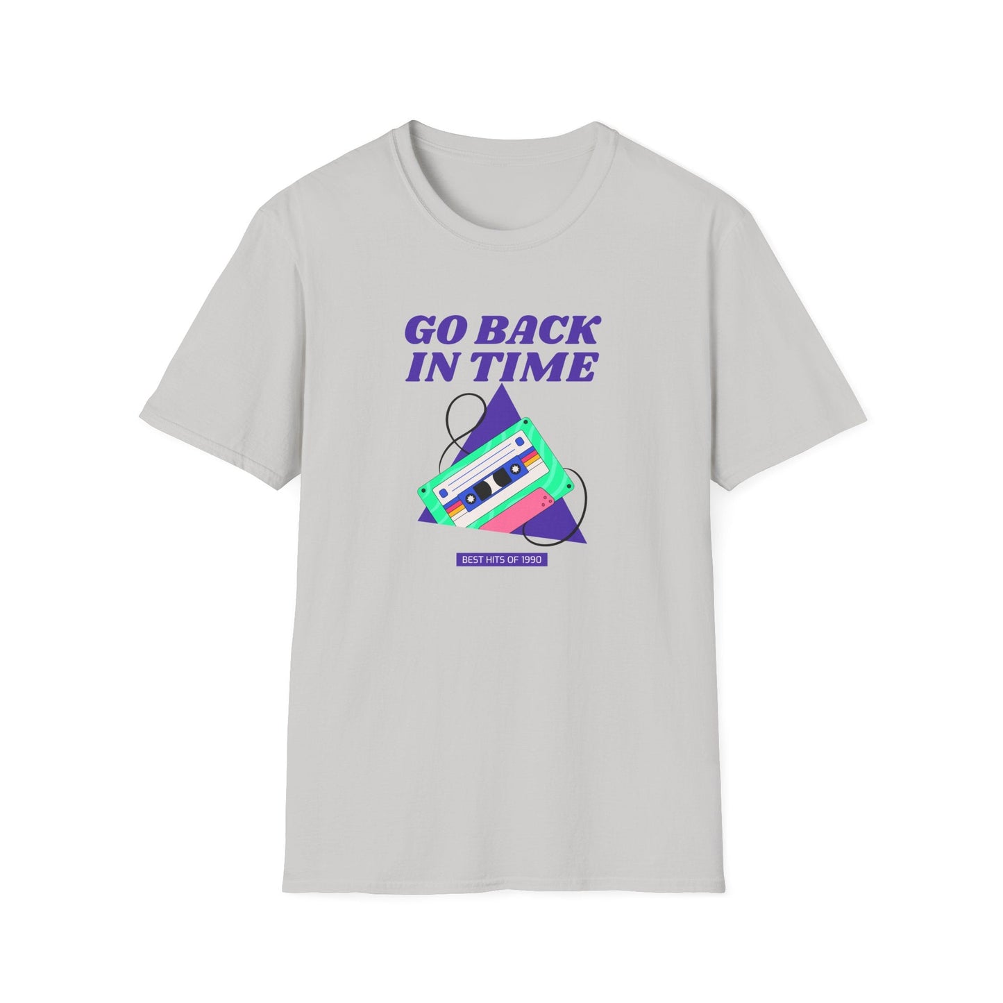 Retro Go Back In Time Cassette T-Shirt Unisex Cotton